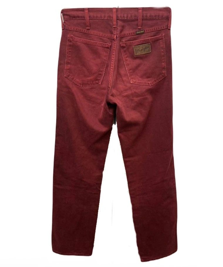 Vintage Wrangler Red denim Size US 30 / EU 46 - 2 Thumbnail