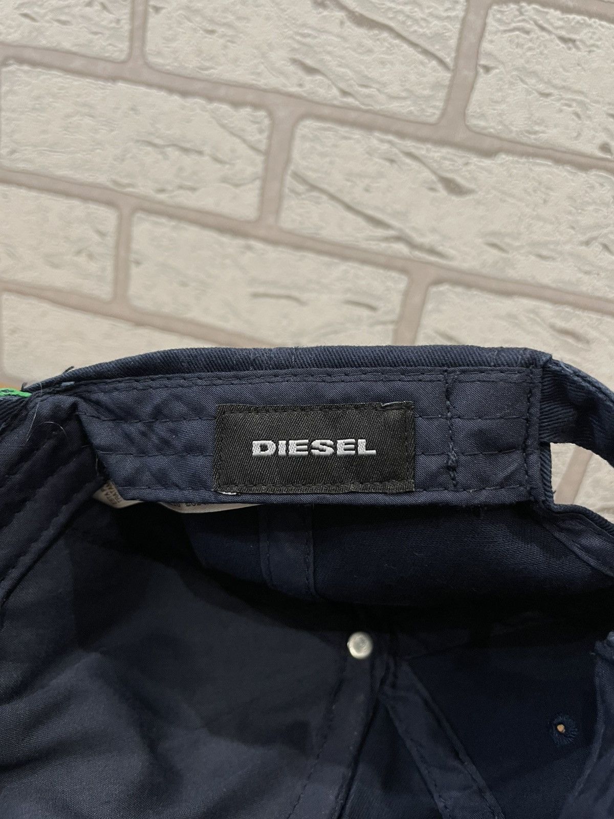 Diesel Diesel Only The Brave Navy Blue kids Teenage Hat Cap Size ONE SIZE - 7 Thumbnail