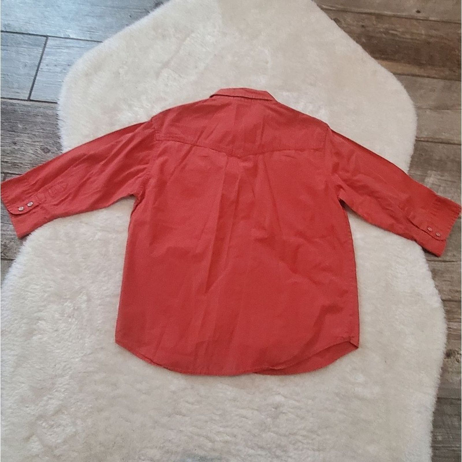 Disney Disney Winnie the Pooh Red-Orange Snap-Button Blouse, Small Size S / US 4 / IT 40 - 6 Thumbnail