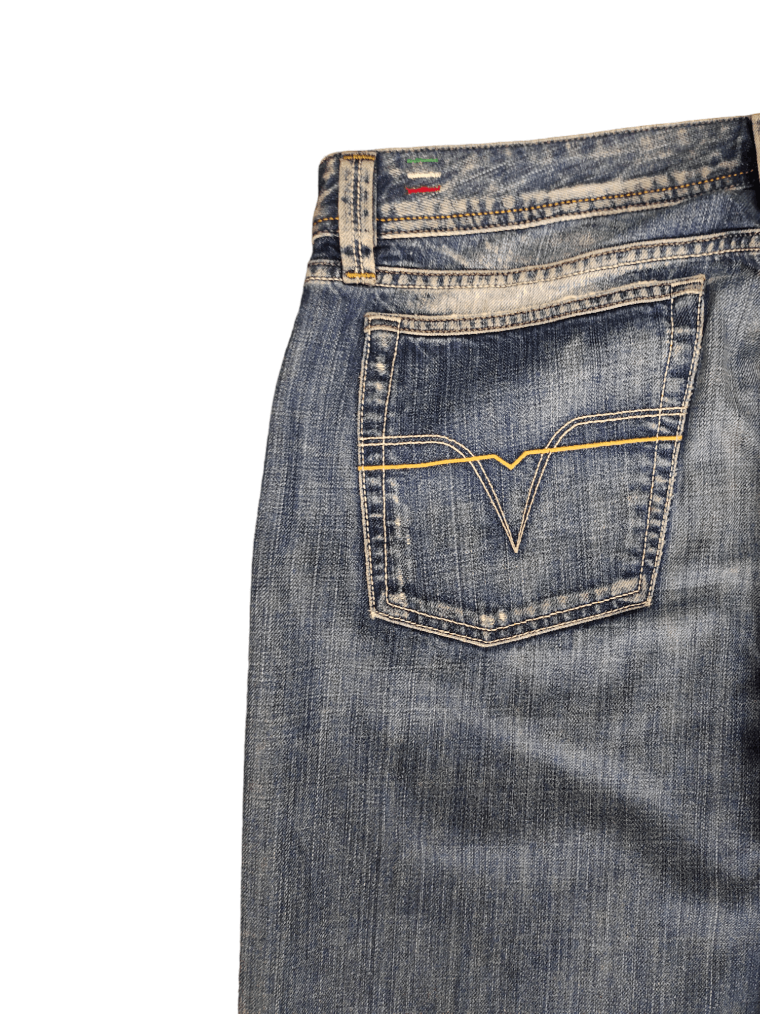 Diesel Baggy Jeans Diesel "Levan" D Logo Wide Leg Denim Y2k Jnco Size US 36 / EU 52 - 4 Thumbnail