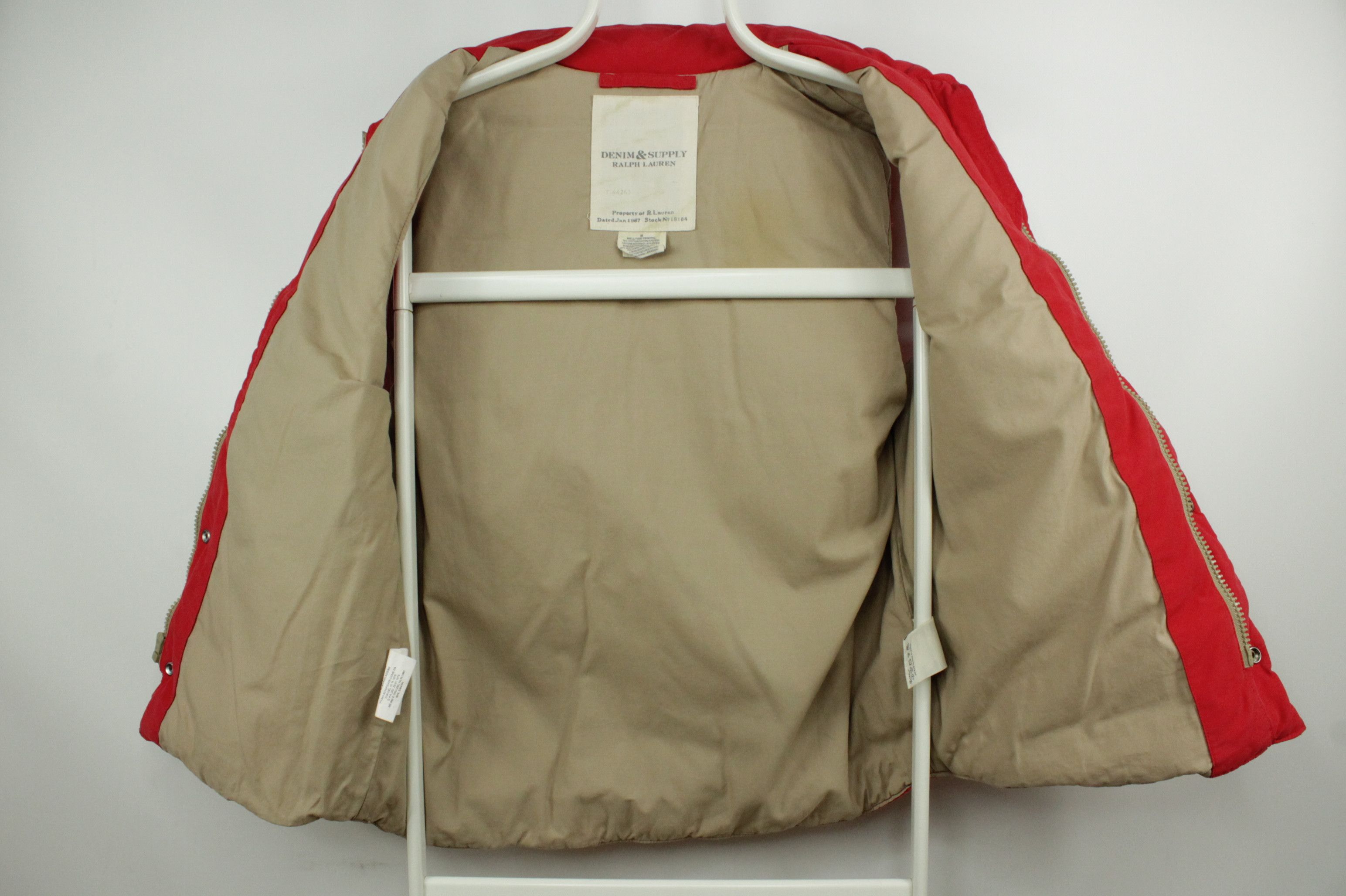 Denim & Supply Ralph Lauren Denim & Supply Ralph Lauren Down Feather Red Puffer Vest Size US M / EU 48-50 / 2 - 9 Thumbnail