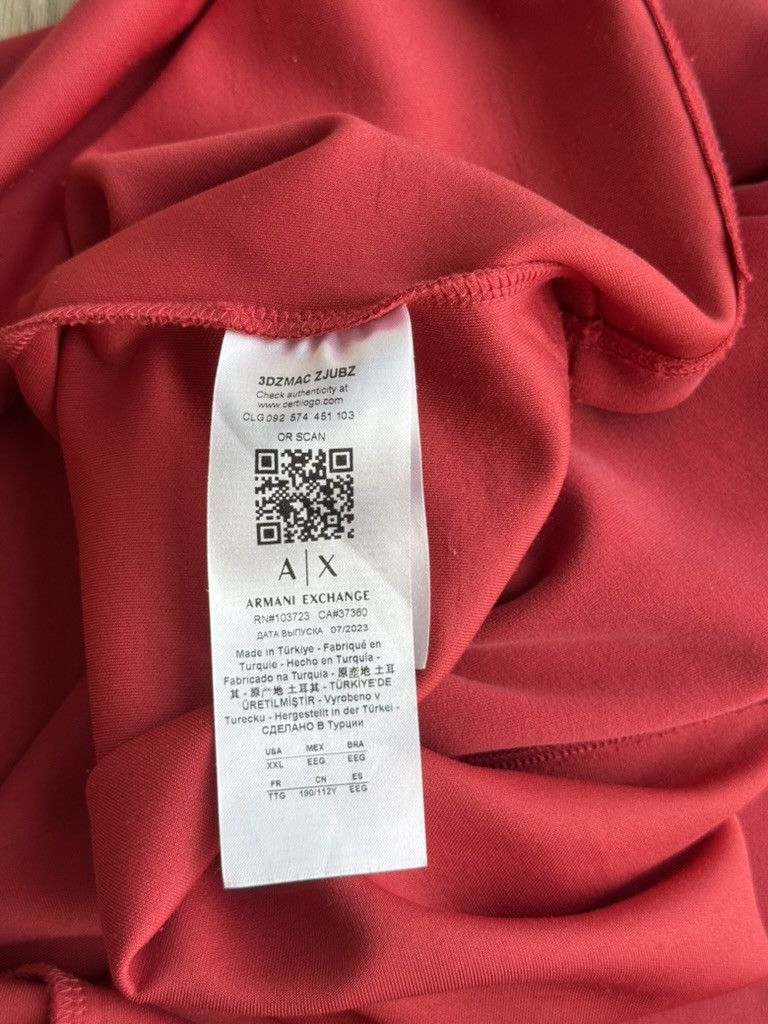 Armani Exchange Armani Exchange Short Sleeve Out Knit Size US XXL / EU 58 / 5 - 4 Thumbnail