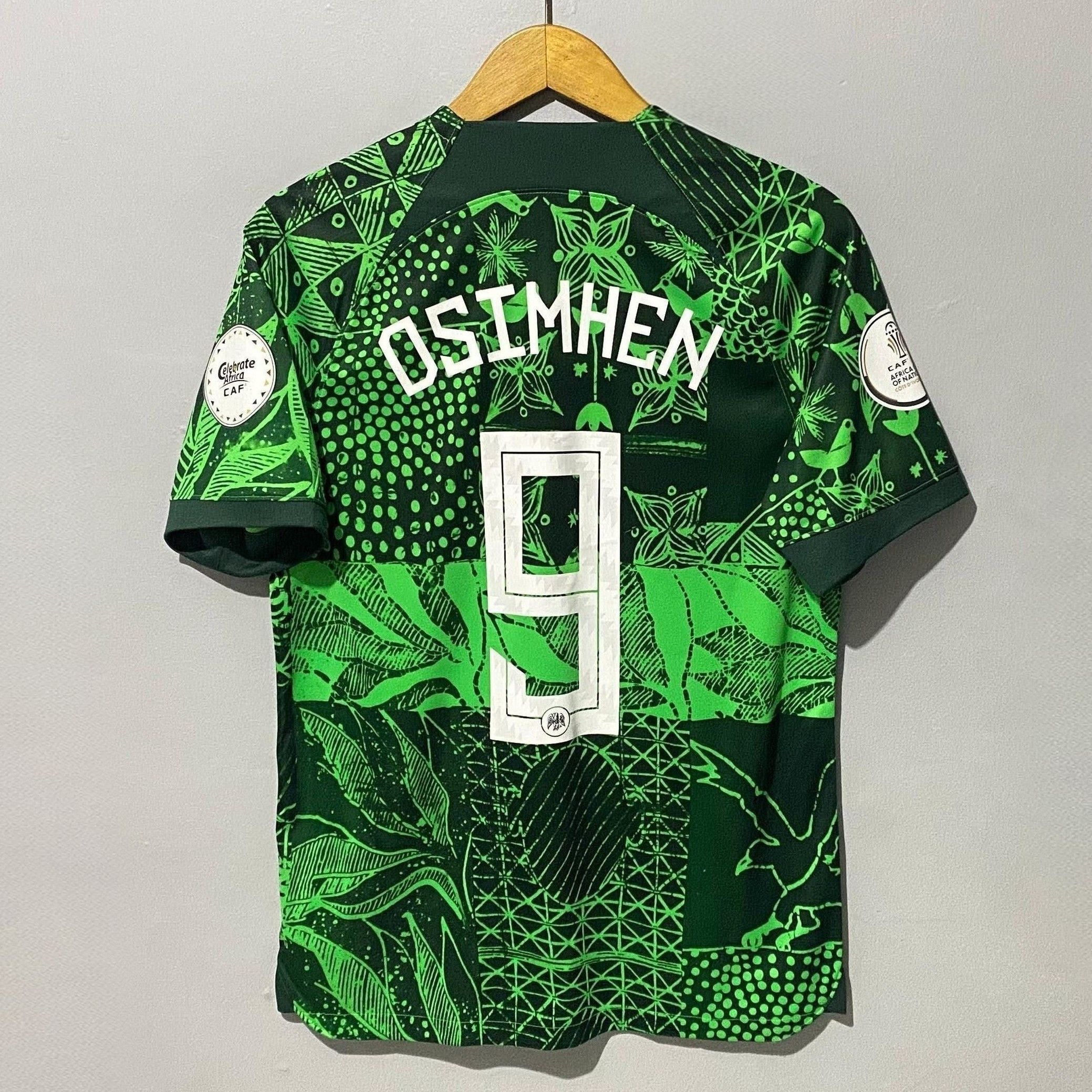 Nike Nigeria Afcon 2024 Home Jersey Victor Osimhen Size US M / EU 48-50 / 2 - 2 Thumbnail