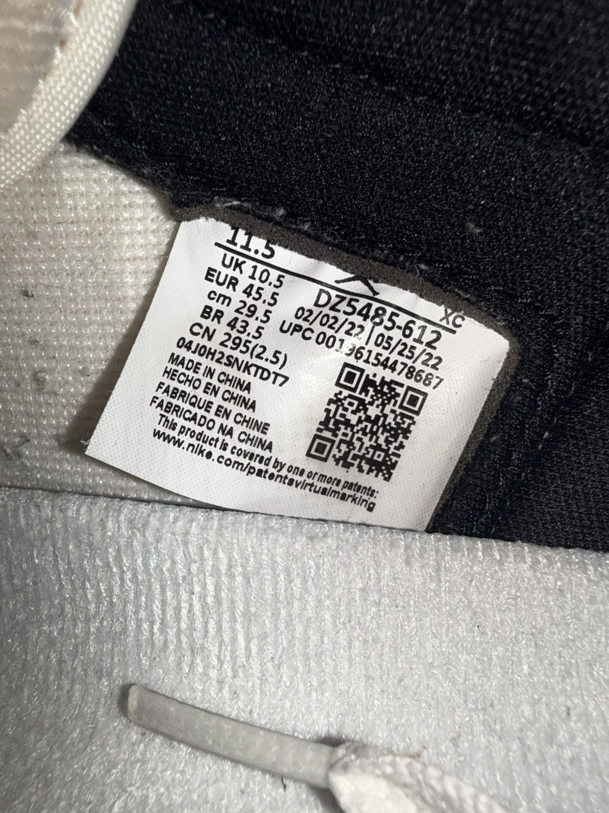 Jordan Brand Jordan 1 Lost & Found Size US 11.5 / EU 44-45 - 10 Thumbnail