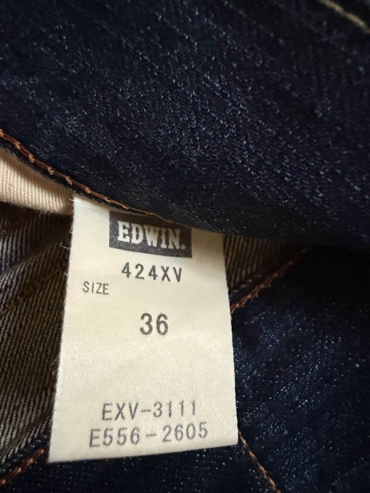 Edwin Exclusive Vintage Edwin XV Mud Wash Distress Baggy Jeans Size US 39 - 5 Thumbnail