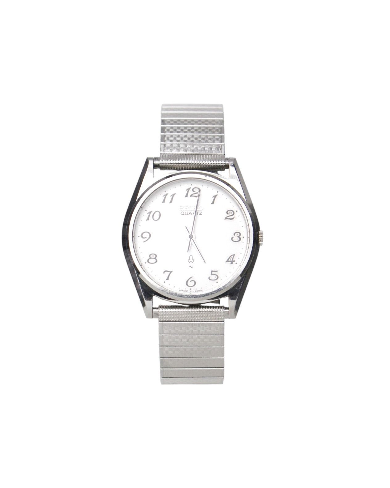 Seiko 1990S SEIKO QUARTZ WHITE DIAL EXPANSION BAND WATCH Size ONE SIZE - 3 Thumbnail