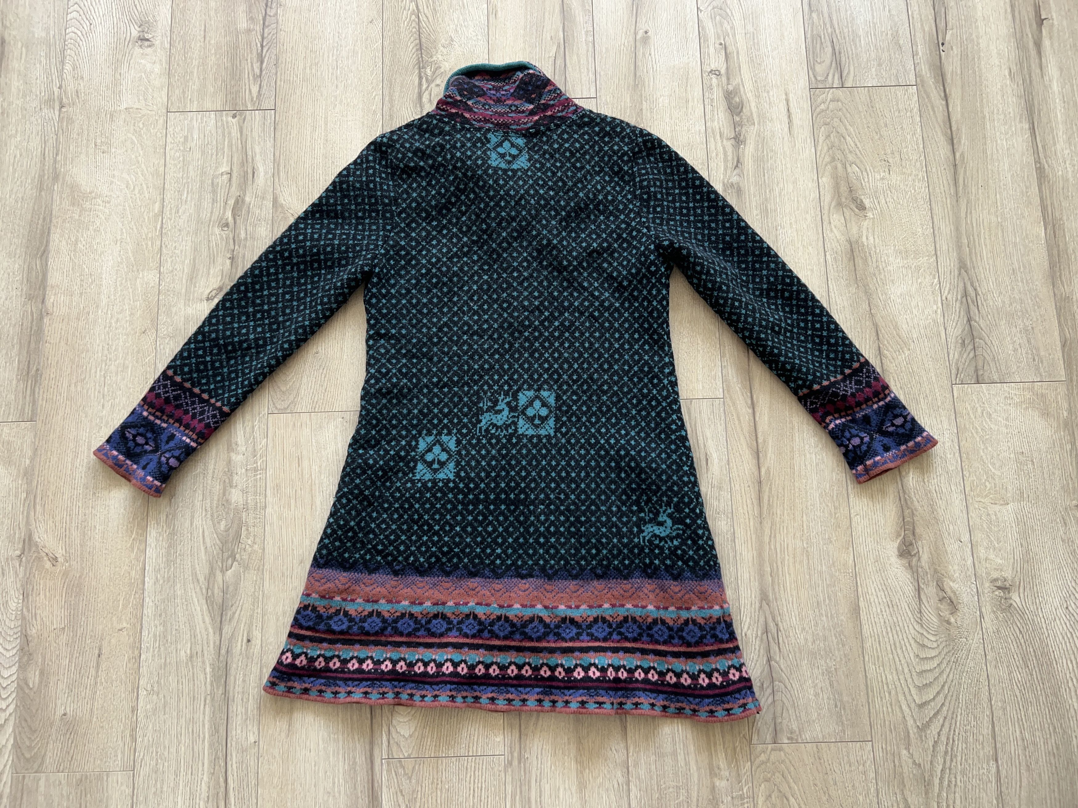 Traditional Weatherwear × Vintage Womens IVKO Long Zip Jacket Wool Cardigan Sweater Size 38 Size XS / US 0-2 / IT 36-38 - 13 Thumbnail