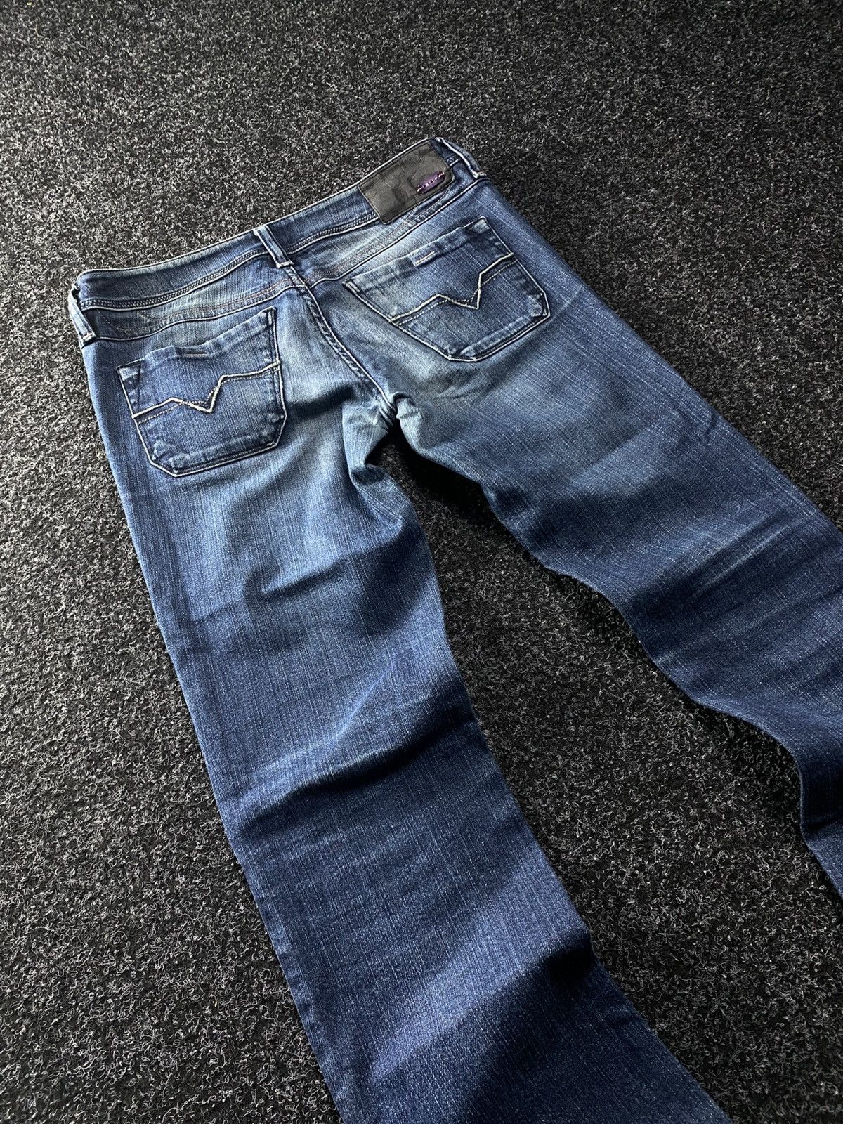 Diesel × If Six Was Nine × Vintage Vintage Y2K Diesel Industry Jeans baggy denim pants Size 26" / US 2 / IT 38 - 14 Thumbnail
