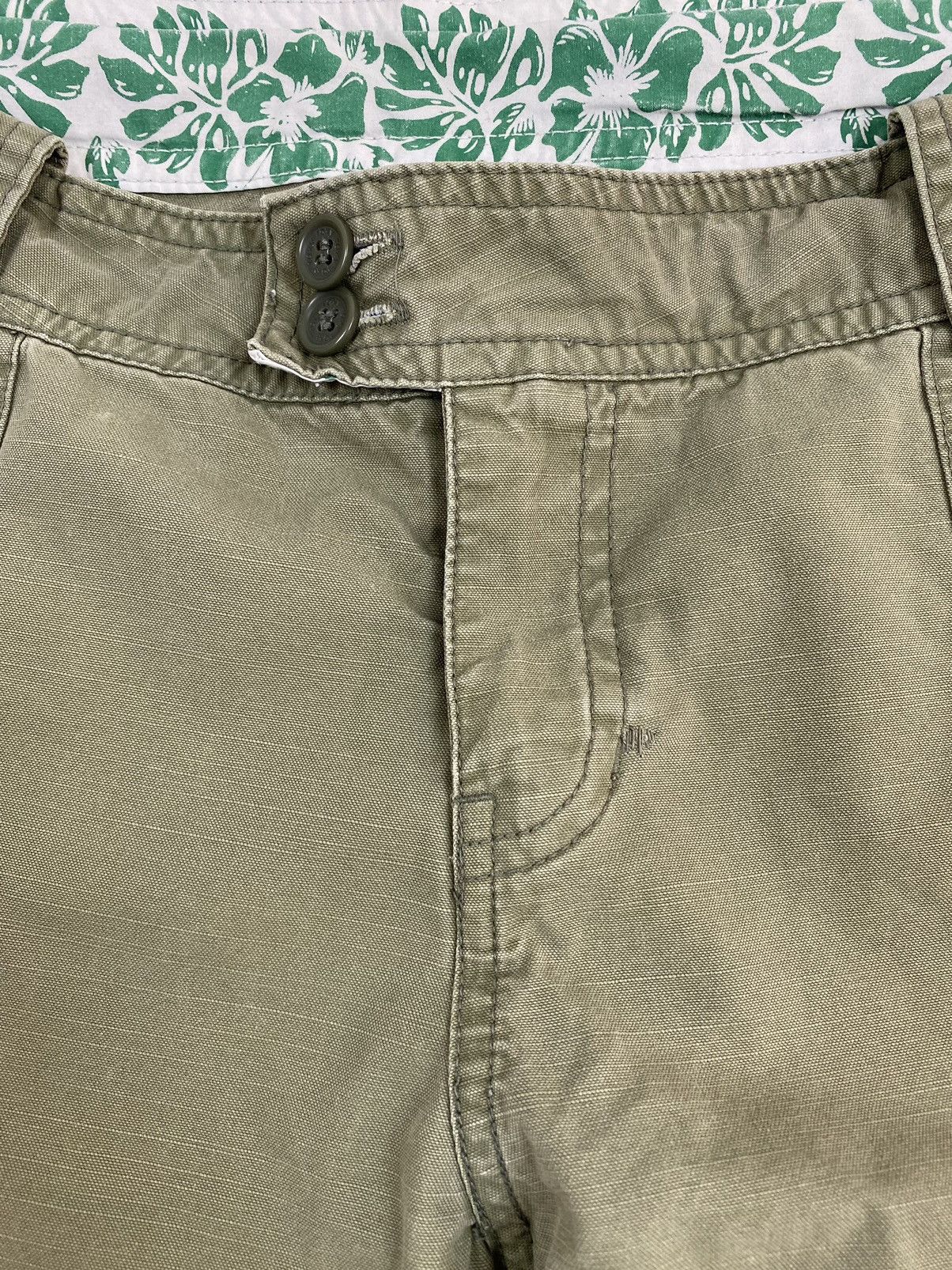 Quiksilver Y2K Vintage Roxy Low Rise Fatigue Pocket Cargo Pants Size 31" - 4 Thumbnail