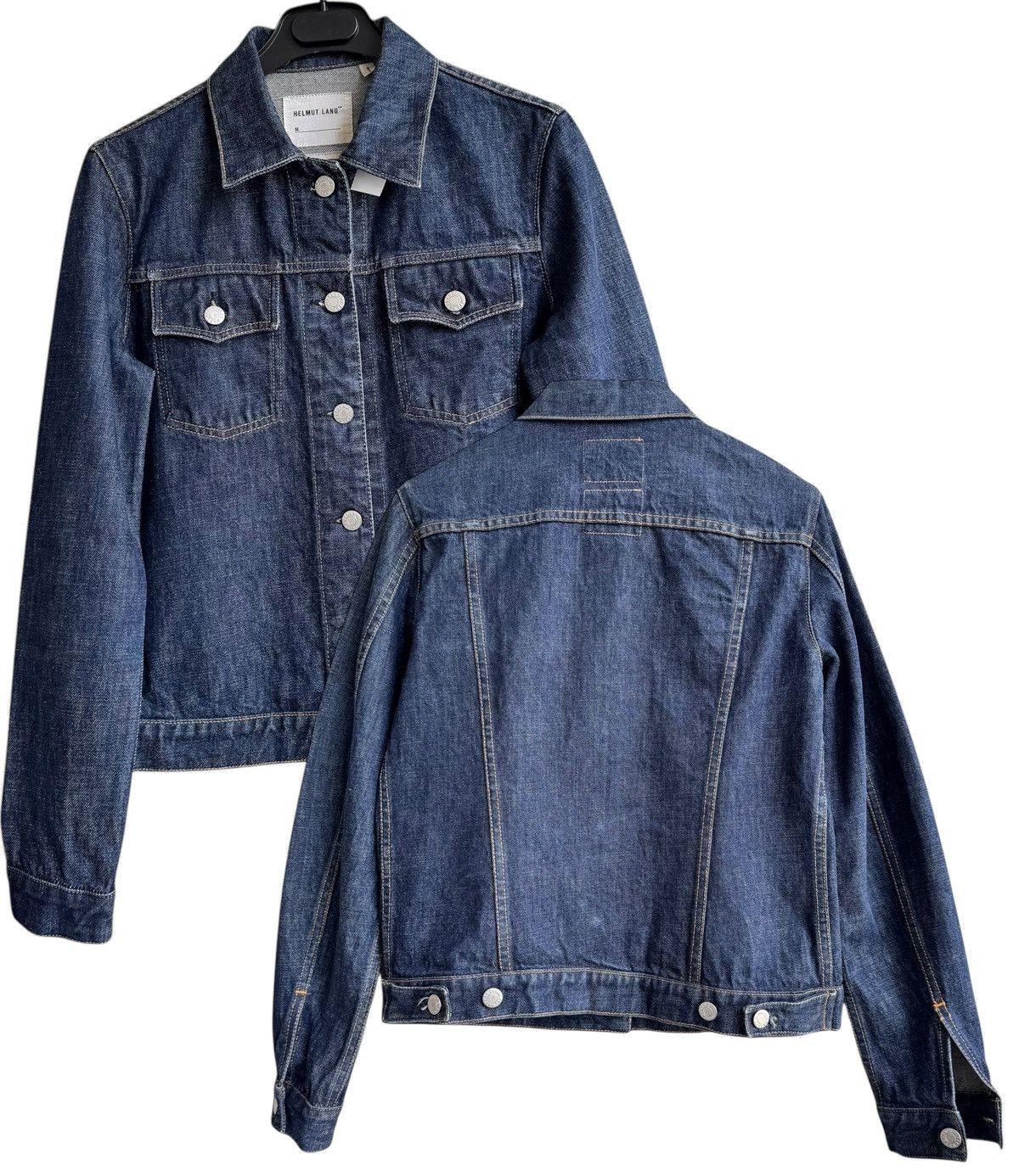 Helmut Lang Classic raw denim jacket | Grailed