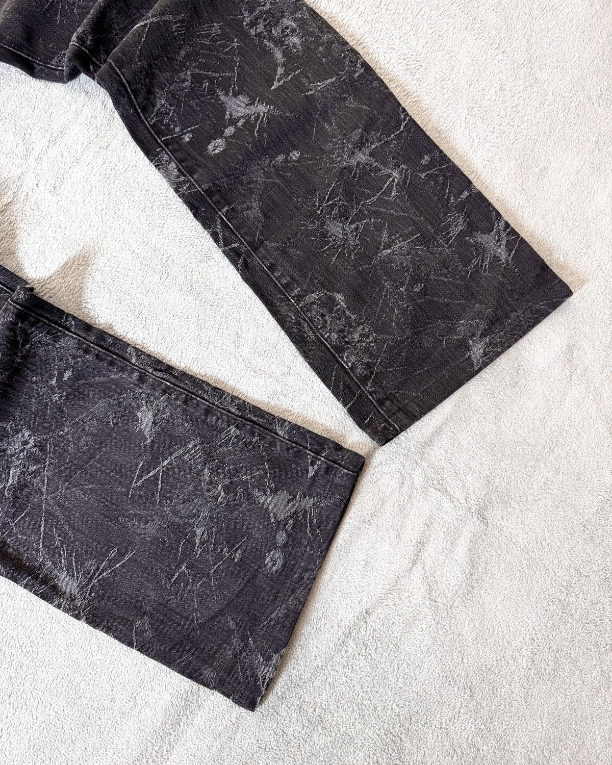 Other Printed Flared Denim Jeans Size US 30 / EU 46 - 5 Thumbnail