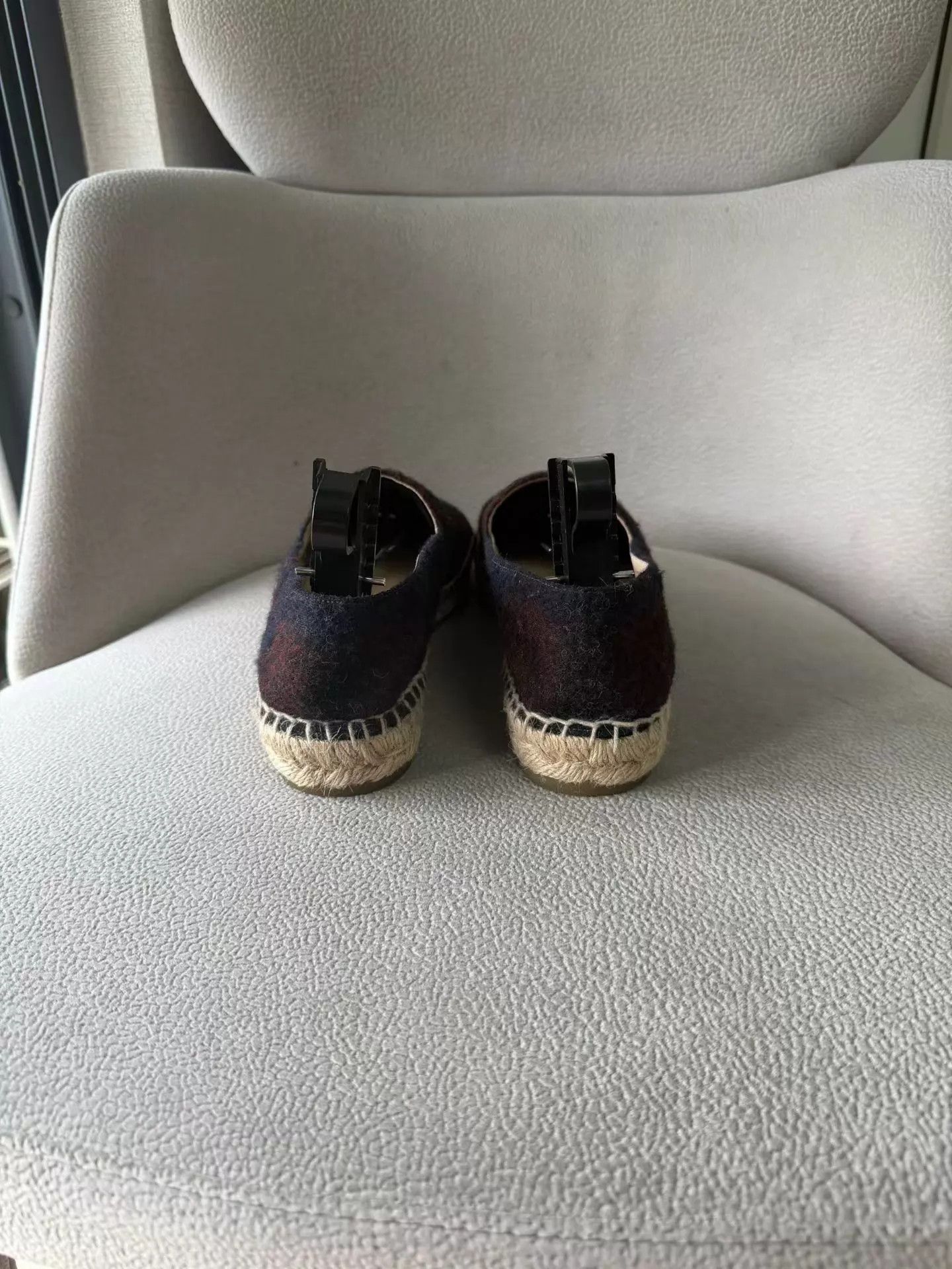 Chanel CHANEL Plush Paneled Fisherman Shoes Like New 37 Size US 6.5 / IT 36.5 - 3 Thumbnail