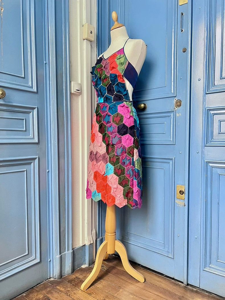 Kenzo Kenzo Patchwork Halter Top & Skirt Set Size US S / EU 44-46 / 1 - 1 Thumbnail