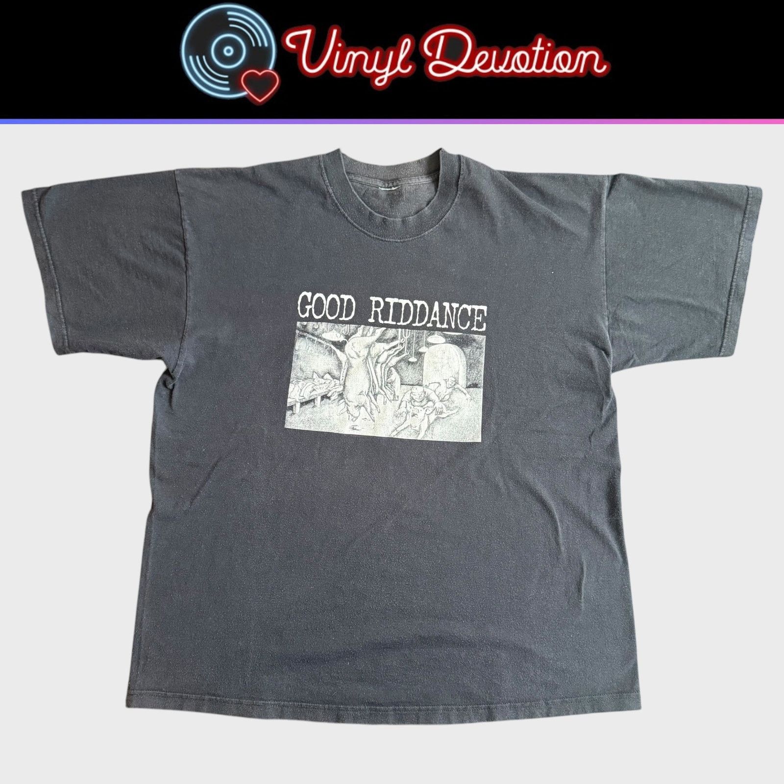 Band Tees Good Riddance Band Go Vegetarian Vintage Shirt Size XL Size US XL / EU 56 / 4 - 1 Thumbnail