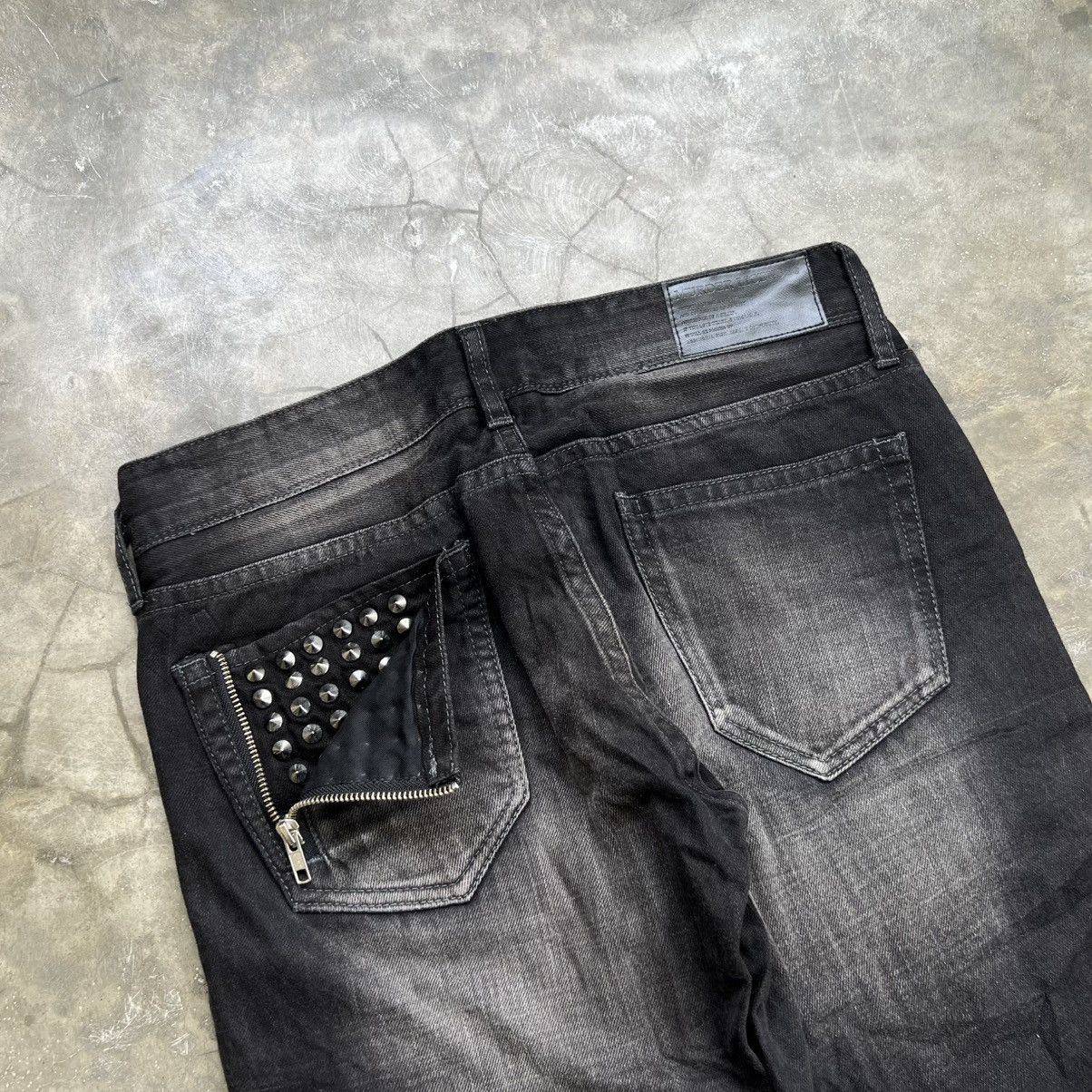 Murder License Murder License Vkei Style Poem Studed Distressed Jeans Size US 32 / EU 48 - 4 Thumbnail