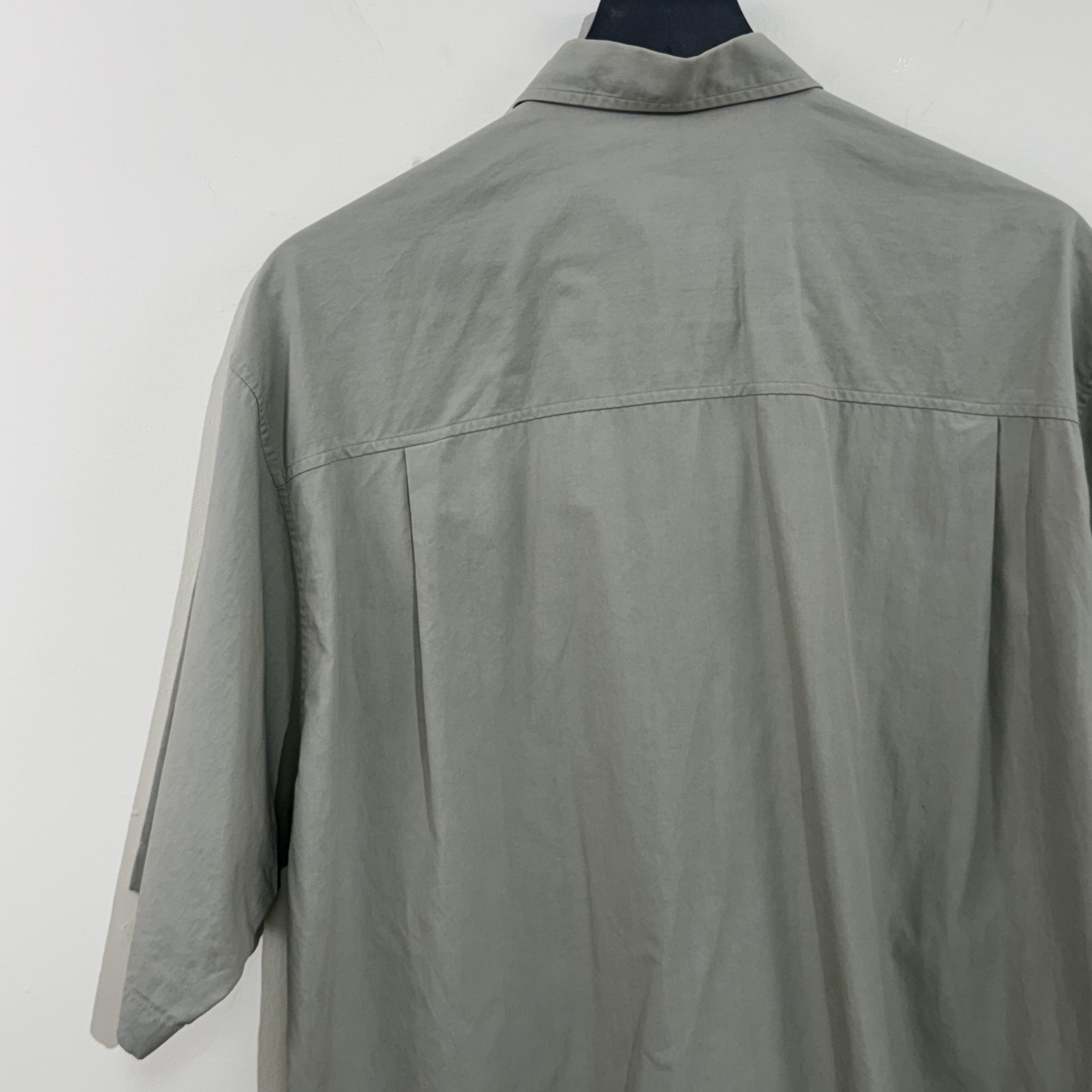 Auralee Auralee Washed Finx Twill Short Sleeve Shirt Size US L / EU 52-54 / 3 - 9 Thumbnail