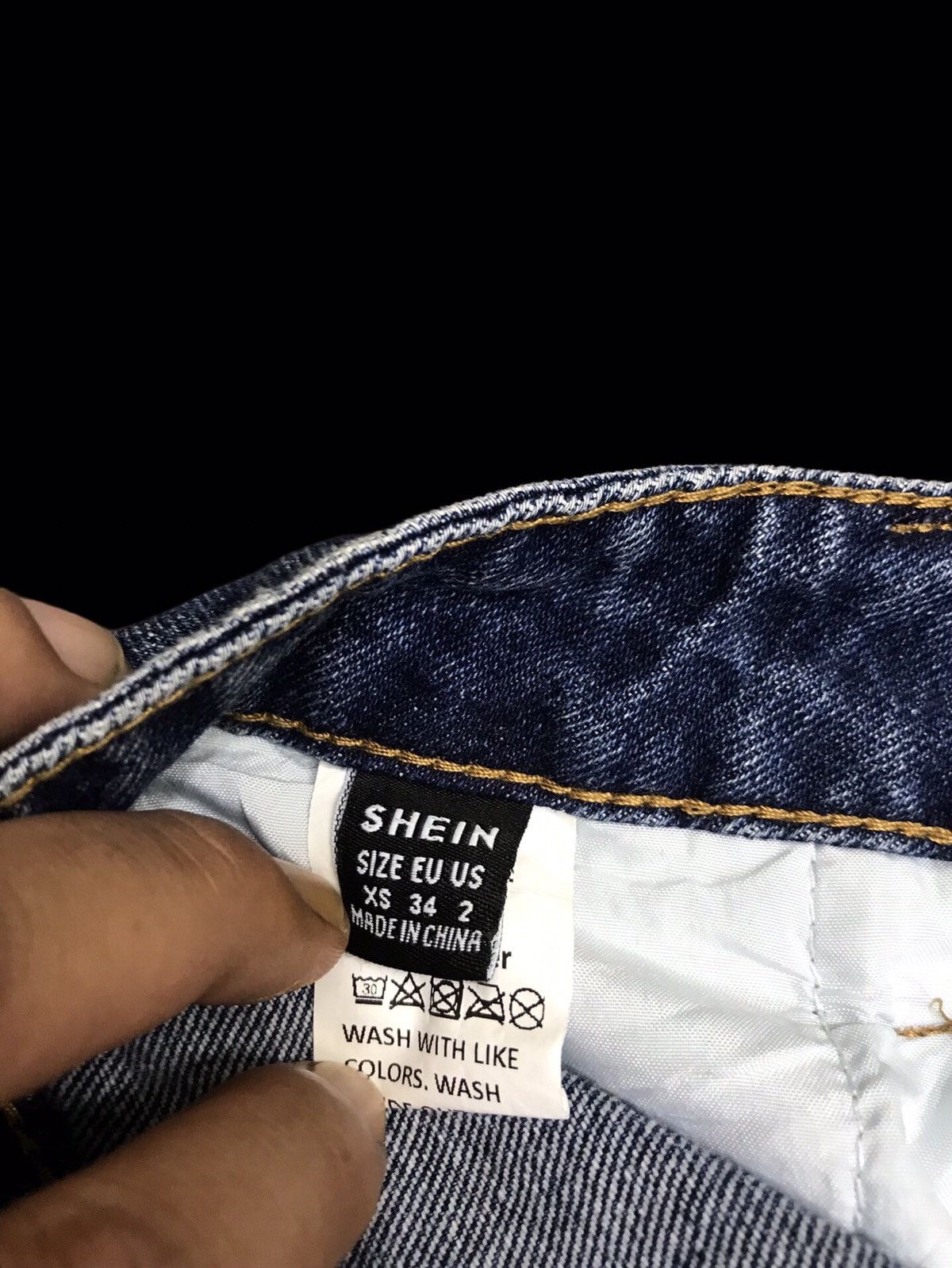 Japanese Brand 💥BAGGY💥WAKE JEANS BAGGY EXTRA LONG DENIM F353 Size US 26 / EU 42 - 19 Thumbnail