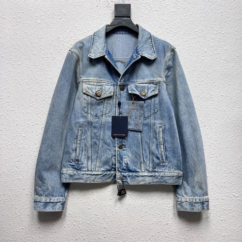 Louis Vuitton LOUIS VUITTON Washed casual black Dna denim