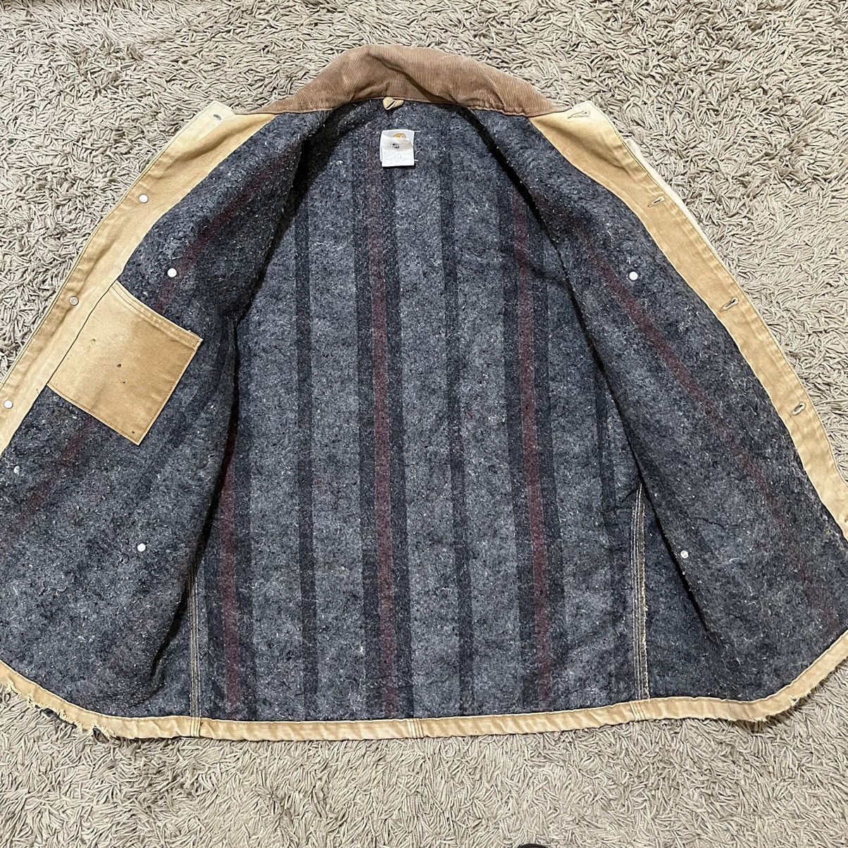 Carhartt Vintage 90's Carhartt C01 BRN Hamilton Chore Jacket Size US XL / EU 56 / 4 - 10 Thumbnail