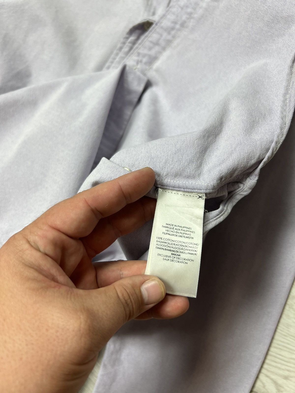 Polo Ralph Lauren Ralph Lauren Purple Button Up Long Sleeve Thick Shirt Size US M / EU 48-50 / 2 - 10 Thumbnail