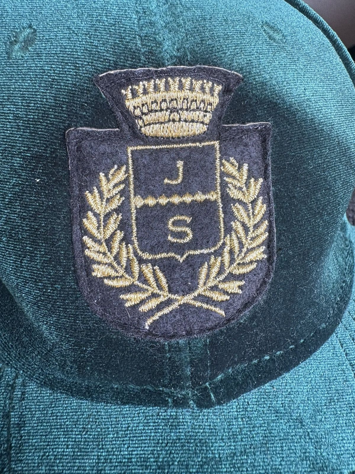 JOSHUA SANDERS Green fir velvet Joshua Sander Cap Size ONE SIZE - 7 Thumbnail