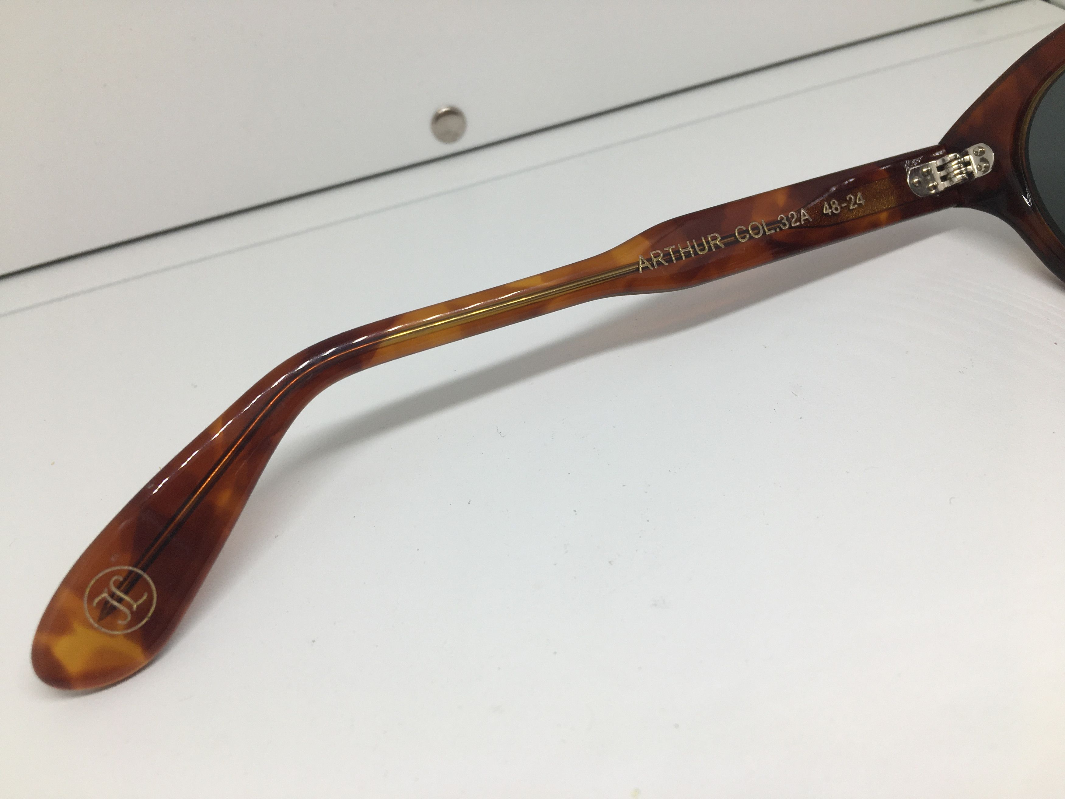 Other JL Arthur Tortoise Acetate Sunglasses Frame Size ONE SIZE - 6 Thumbnail