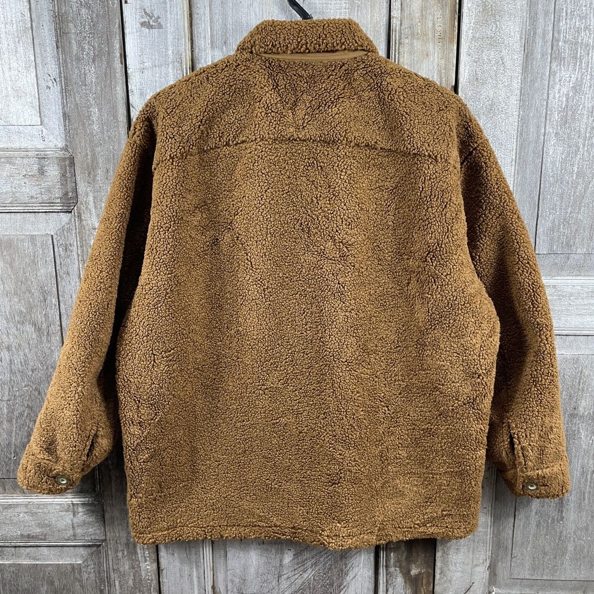 Uniqlo × Vintage Vintage Uniqlo Sherpa Brown Jacket Size US XL / EU 56 / 4 - 2 Thumbnail