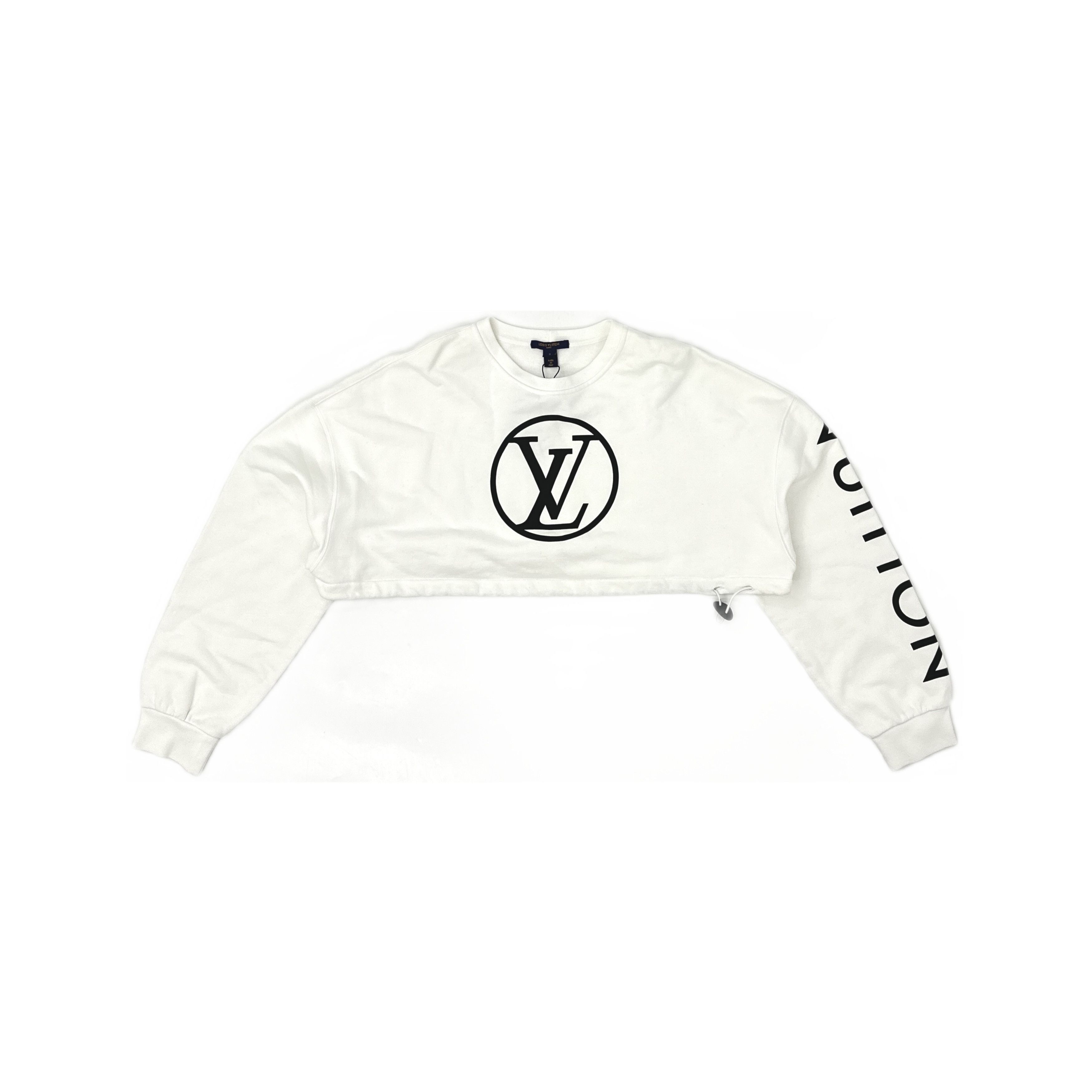 Louis Vuitton Louis Vuitton Logo Print Sweatshirt Size S Size S / US 4 / IT 40 - 1 Thumbnail