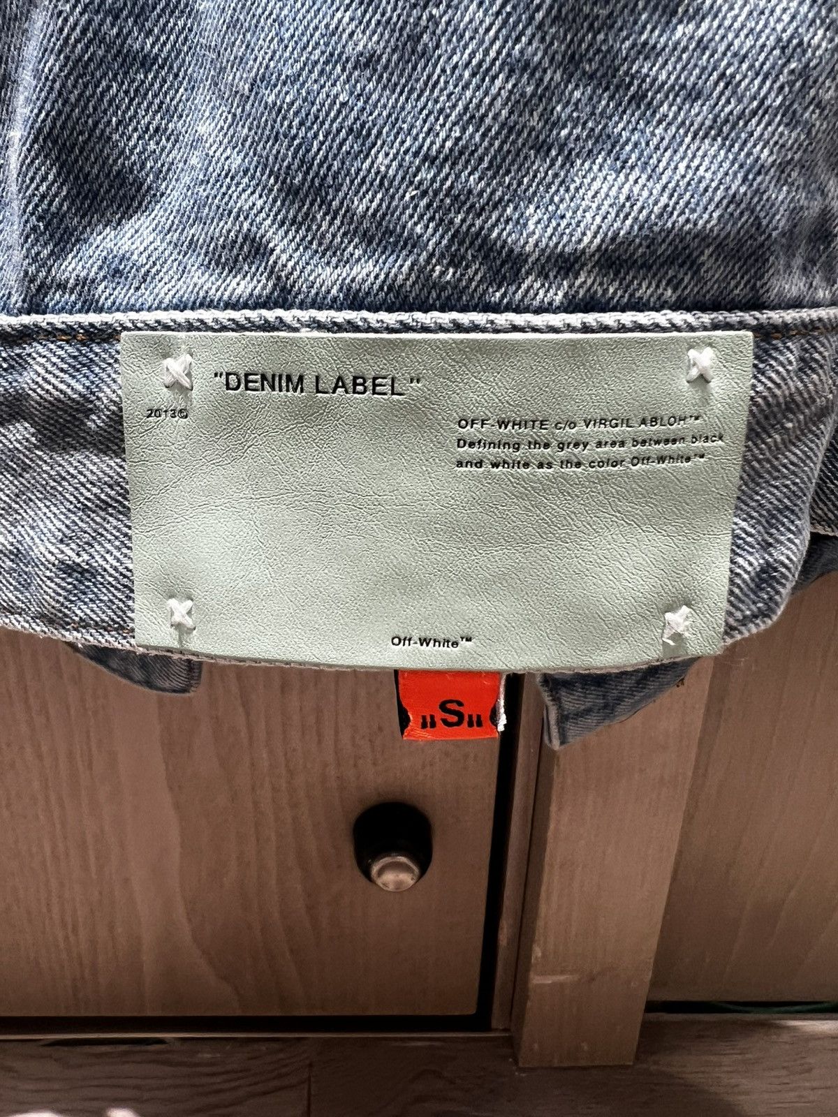 Off-White Off-White Graffiti Denim Jacket Size S / US 4 / IT 40 - 4 Thumbnail