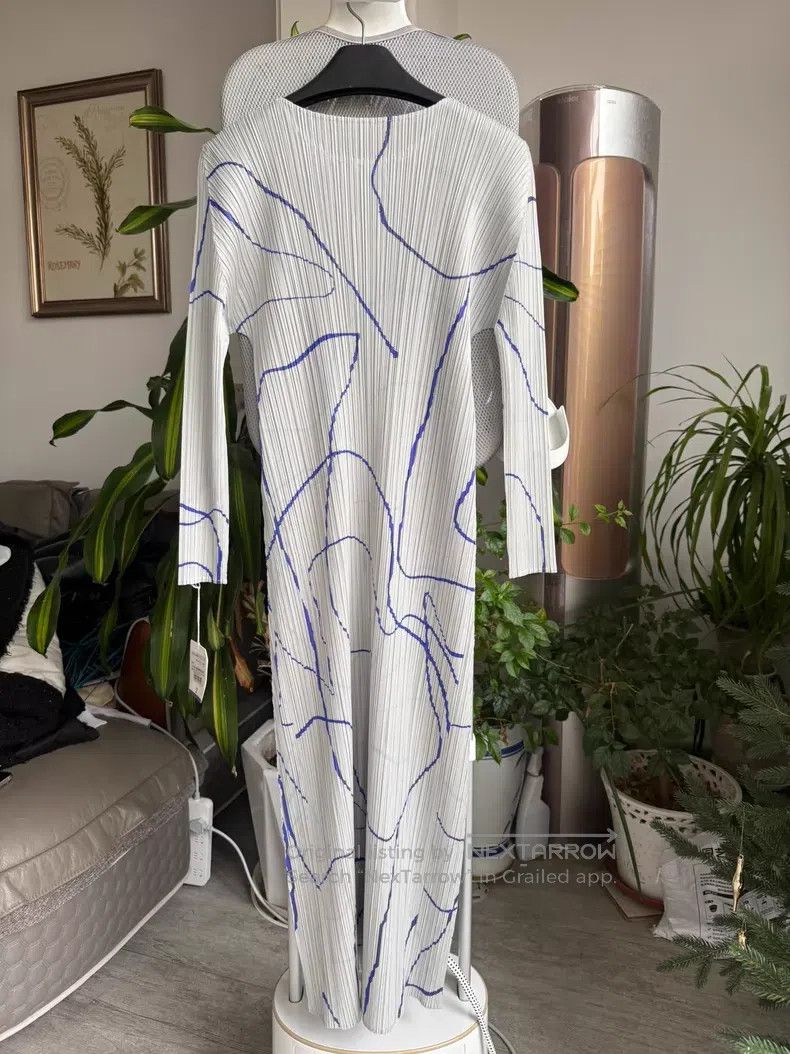 Issey Miyake Issey Miyake Gray Spring Texture Dress Size M / US 6-8 / IT 42-44 - 6 Thumbnail