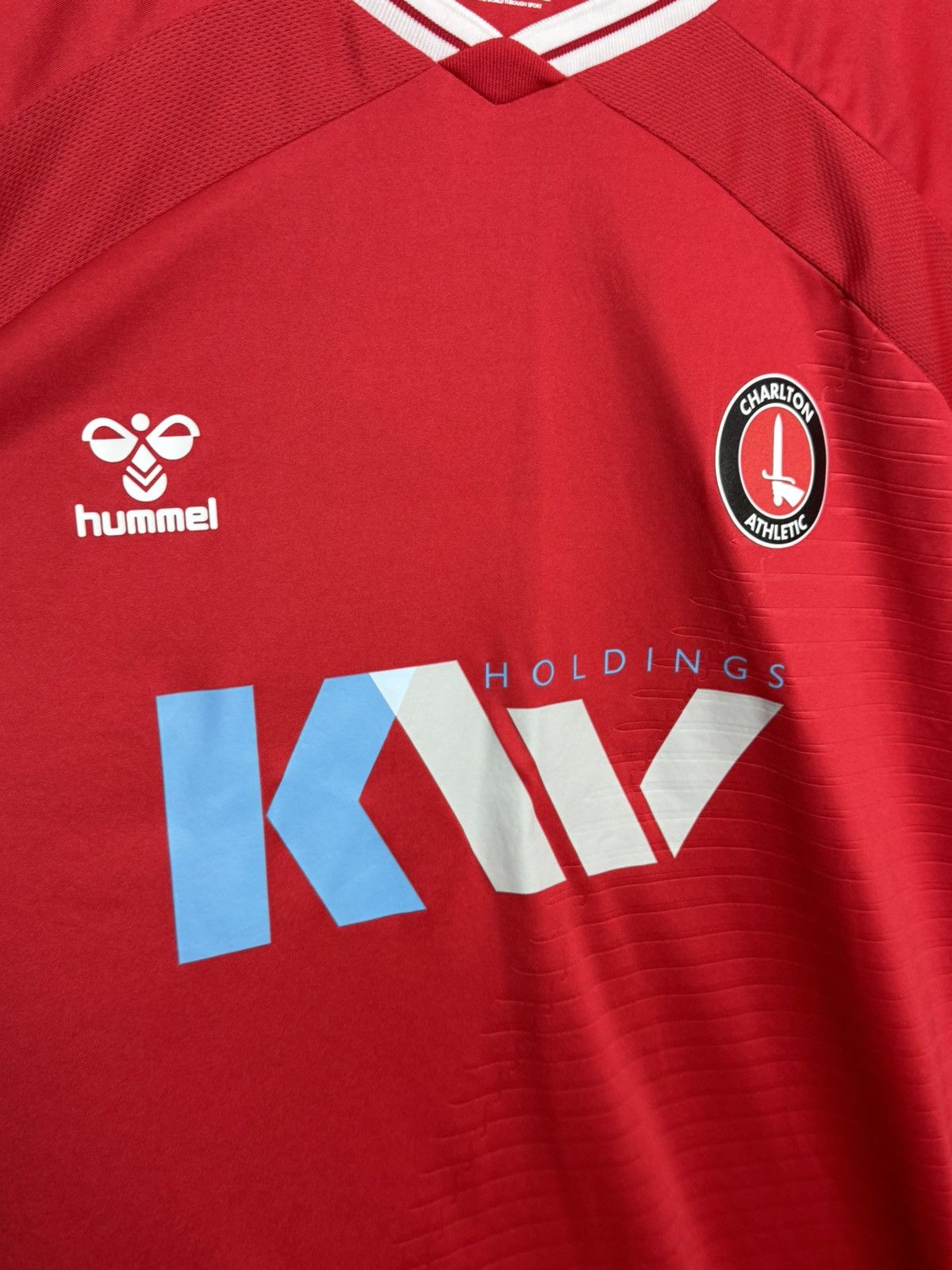Hummel 4XL Charlton Athletic 20/21 Home Football Jersey Size US XXL / EU 58 / 5 - 3 Thumbnail