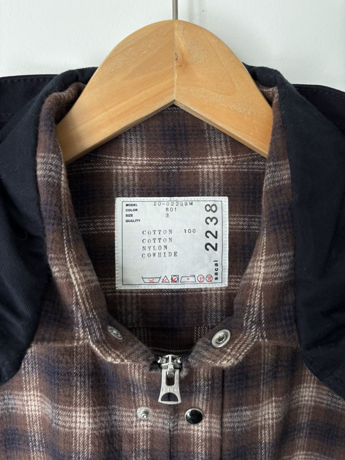 Sacai Sacai Zip Front Western Snap Hooded Overshirt Size US M / EU 48-50 / 2 - 4 Thumbnail