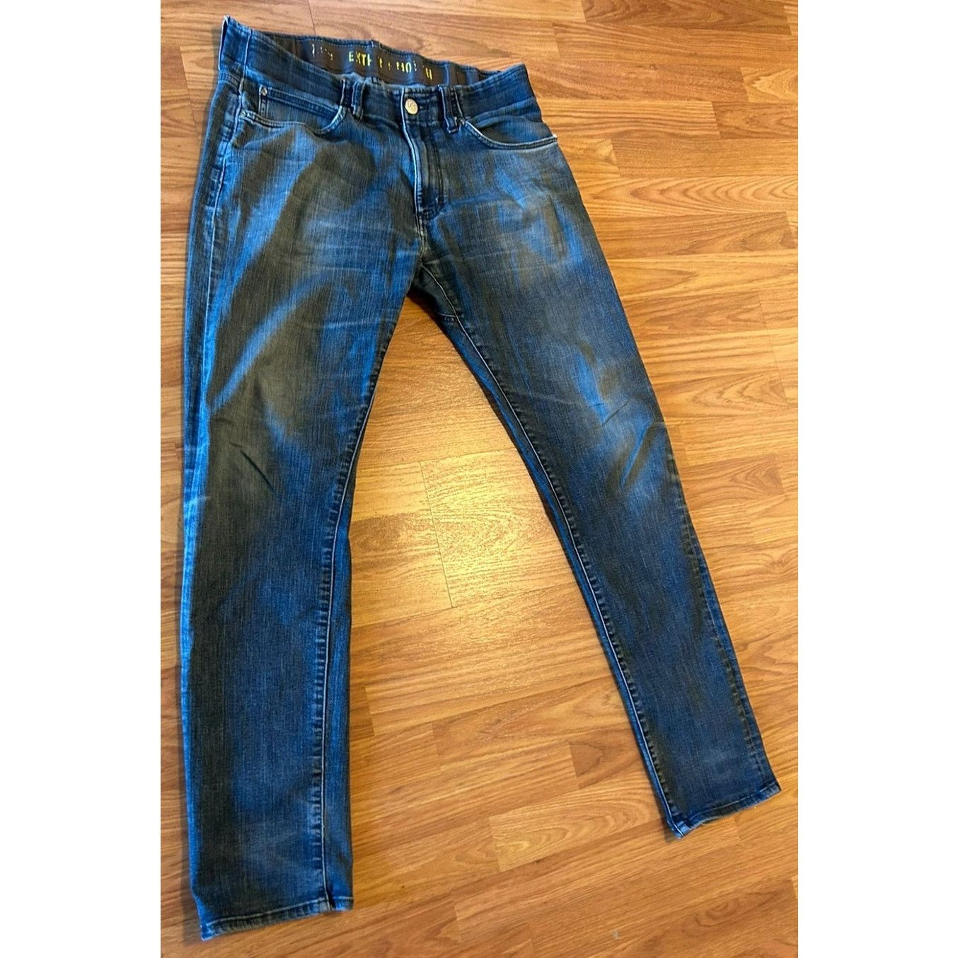 Lee Vintage Lee Extreme Motion Acid Wash Jeans - Men's 32x32 Size US 32 / EU 48 - 3 Thumbnail