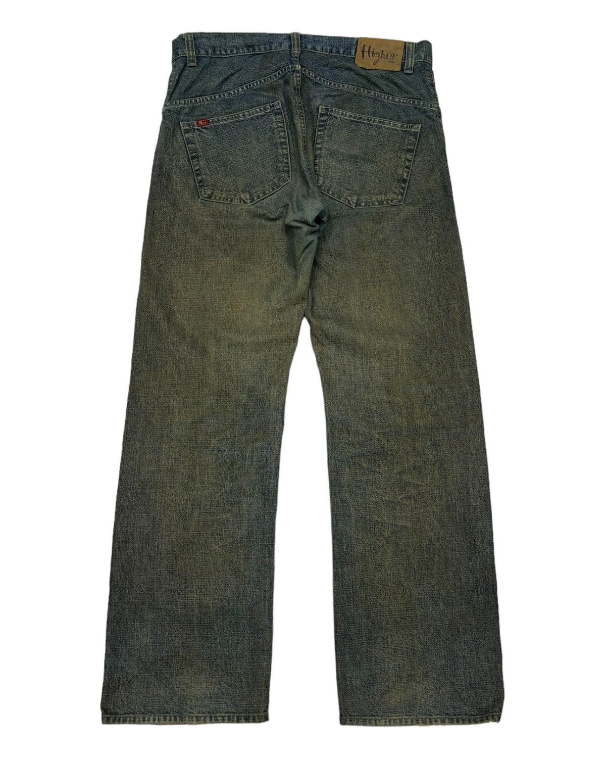 Hysteric Glamour 🔥HIGHER RULES RUSTY MUD WASH BAGGY DISTRESS DENIM JEANS Size US 34 / EU 50 - 8 Thumbnail