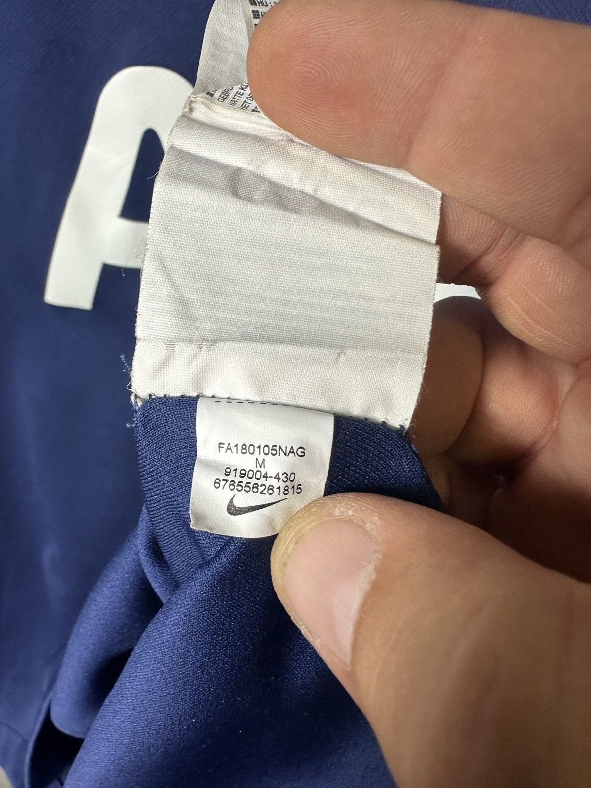 Nike TOTTENHAM HOTSPUR 2018 2019 AWAY SHIRT JERSEY NIKE Size US M / EU 48-50 / 2 - 7 Thumbnail