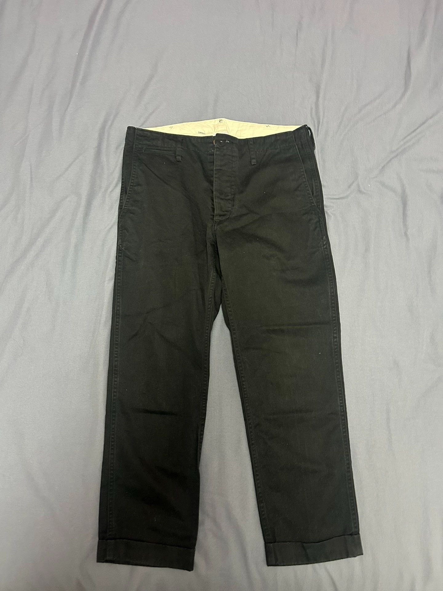 Visvim VISVIM 17AW chino washed casual pants Size US 34 / EU 50 - 1 Thumbnail