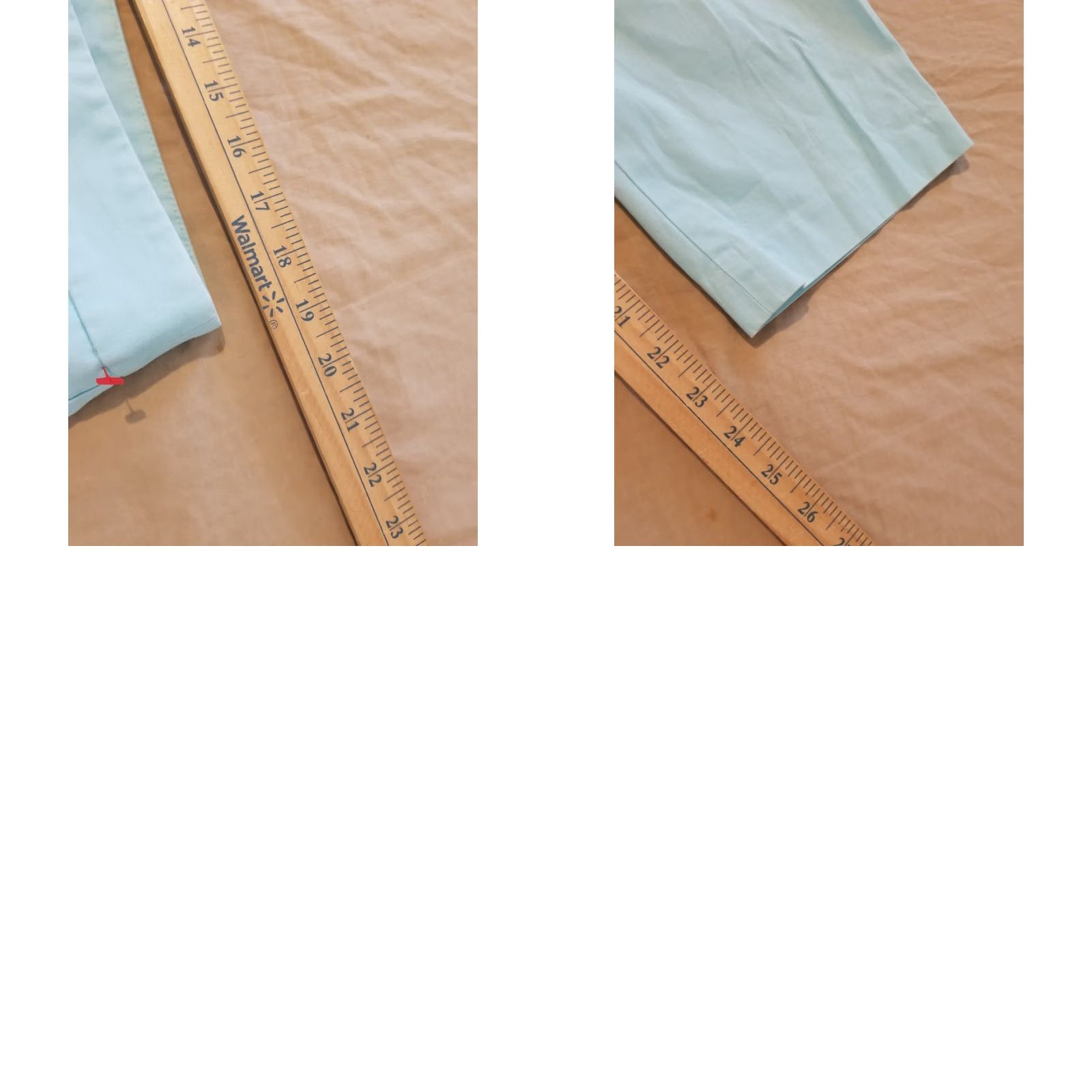 Talbots Womens Talbots Khaki Dress Pants 16 Blue Cotton Slack Trouser Stretch Size 38" / US 16 / IT 52 - 8 Thumbnail