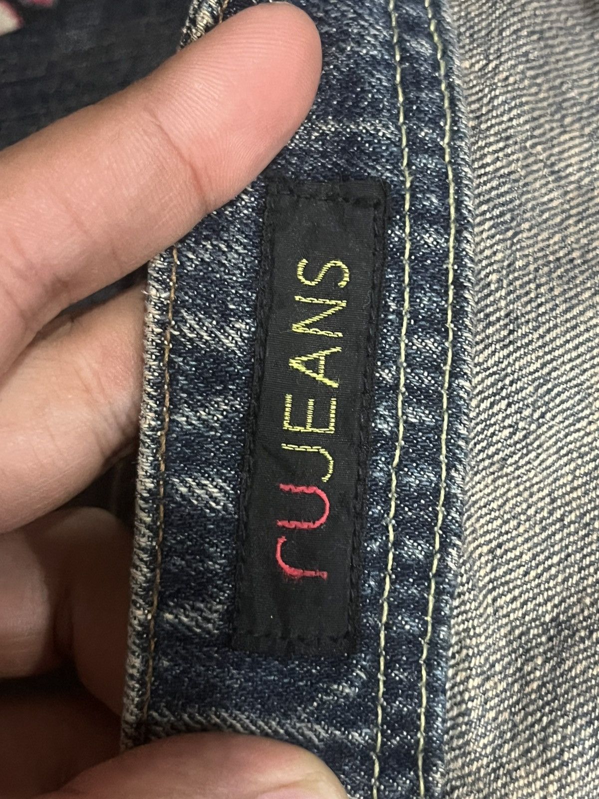 If Six Was Nine Vintage Japanese Brand RU Avant Grade Style Dark Flare Jeans Size 28" / US 6 / IT 42 - 15 Thumbnail