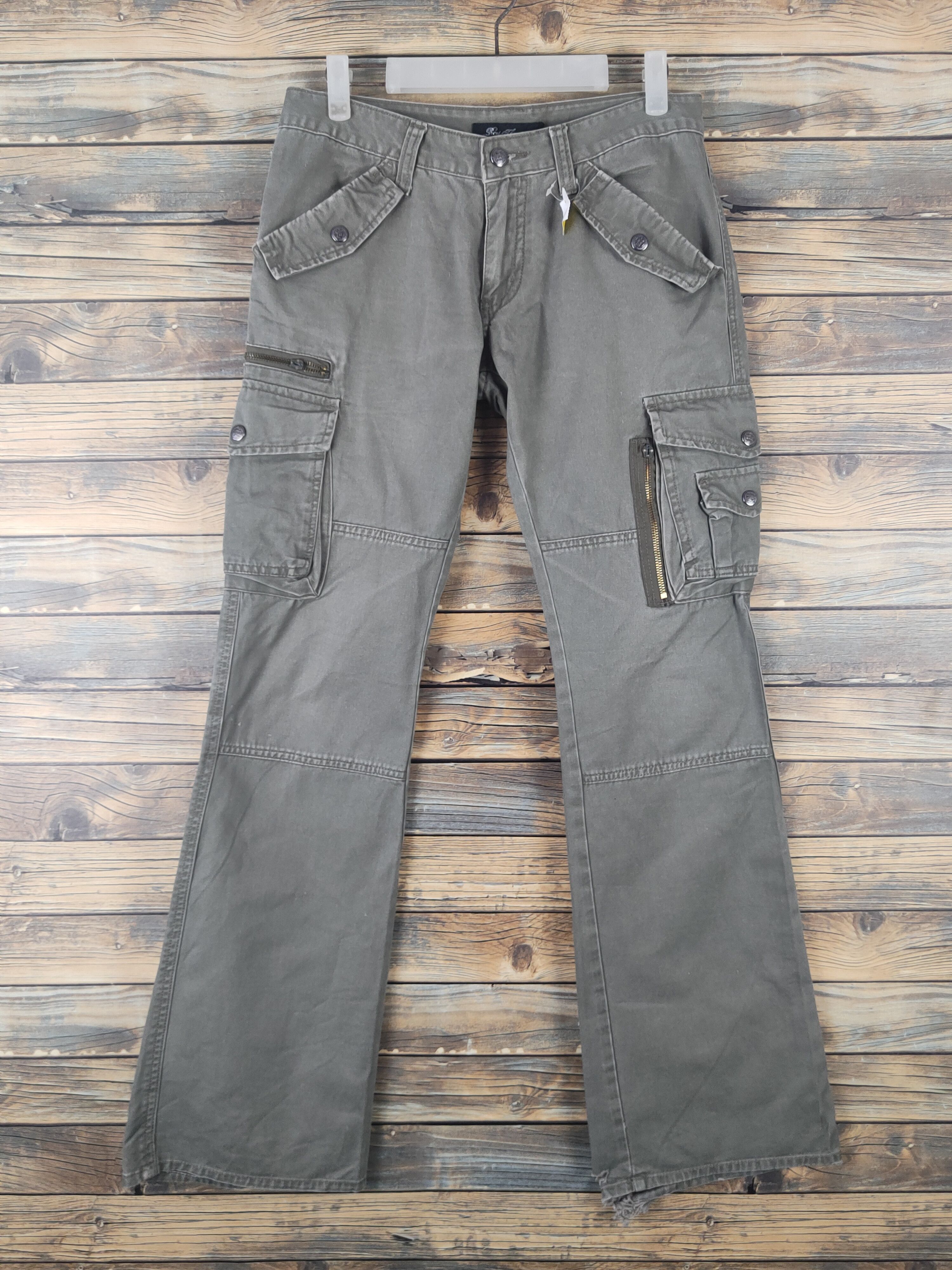 Japanese Brand DL Root Three Olive Multipocket Tactical Cargo Pants #1878 Size US 30 / EU 46 - 1 Thumbnail
