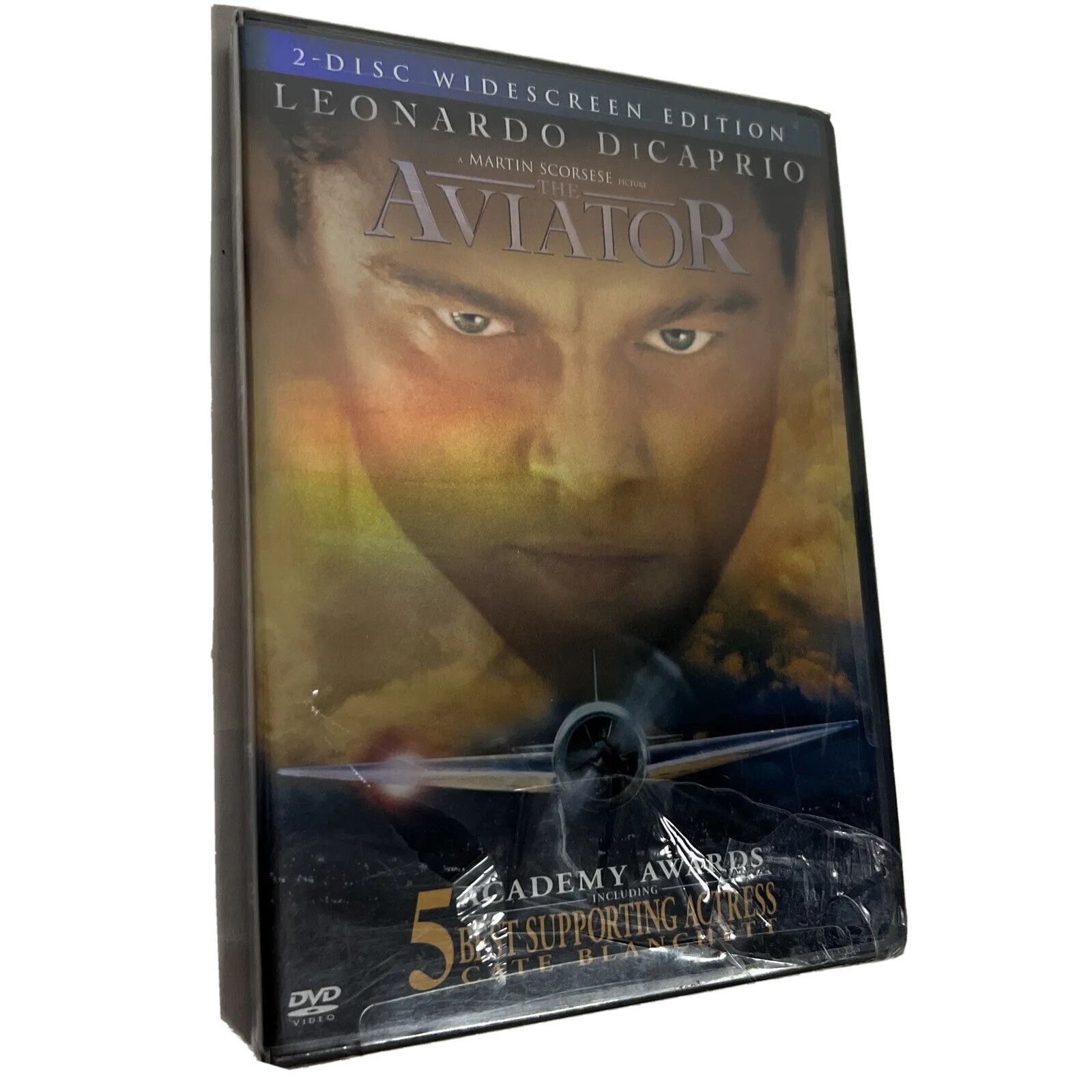 Vintage 2 Disc DVD Set Aviator Movie Drama Leonardo DiCaprio New Size ONE SIZE - 1 Thumbnail