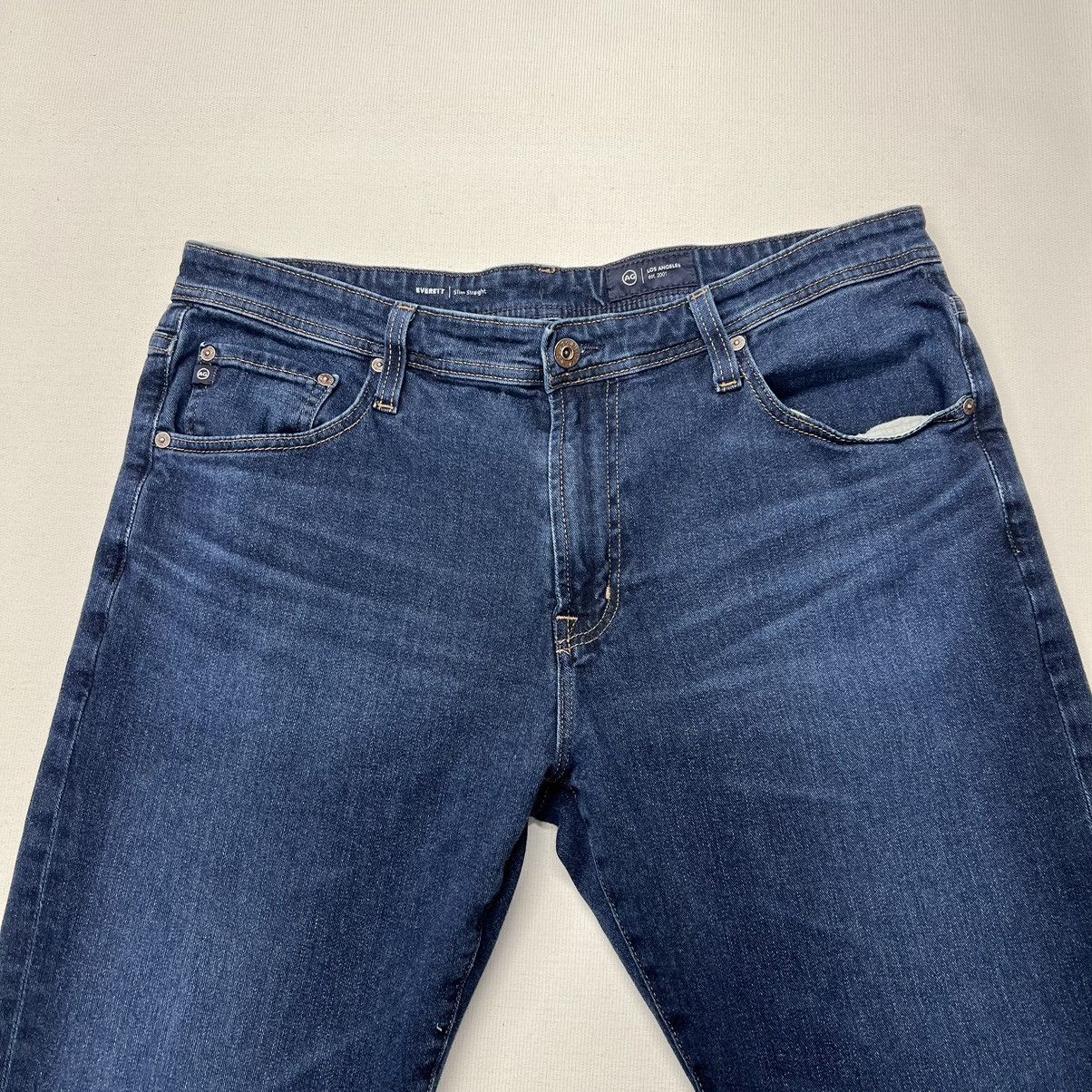 AG Adriano Goldschmied AG Adriano Goldschmied Jeans Blue Everett Slim Straight Size US 36 / EU 52 - 4 Thumbnail