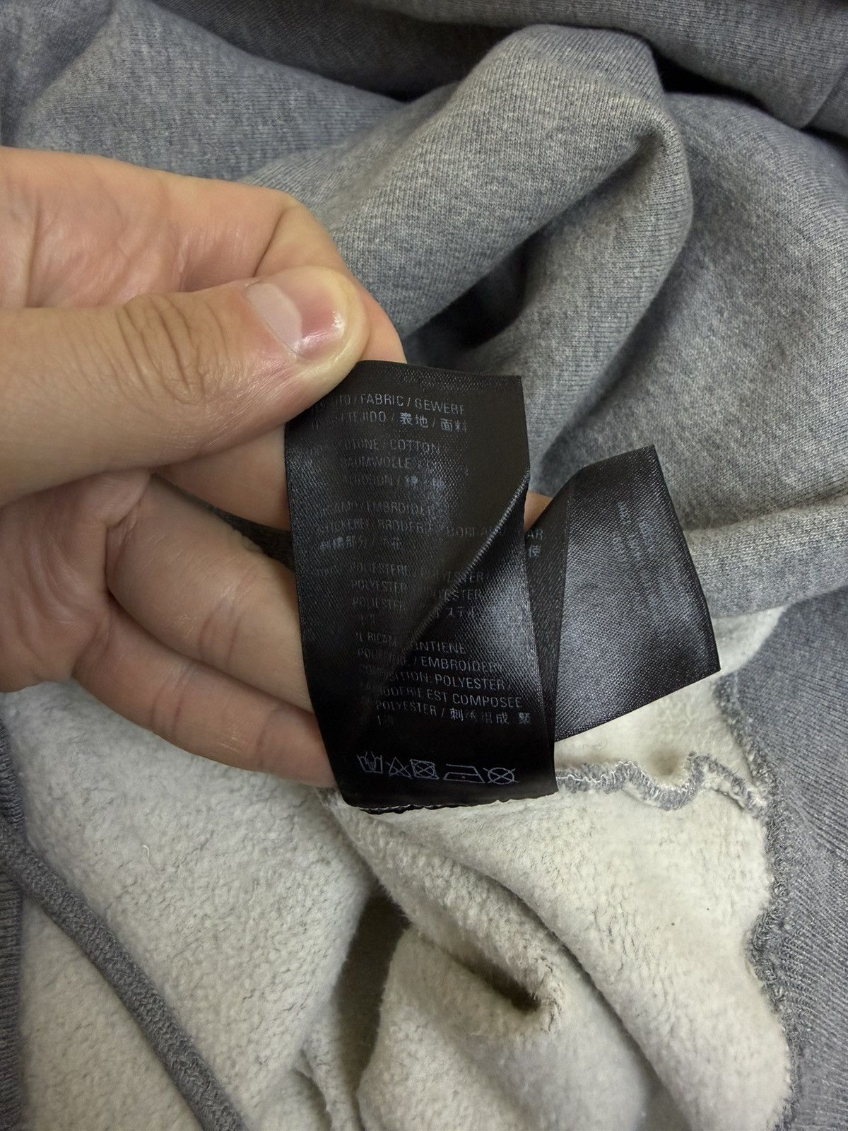 Balenciaga Balenciaga grey croped minimalist logo BB oversized hoodie Size XS / US 0-2 / IT 36-38 - 19 Thumbnail