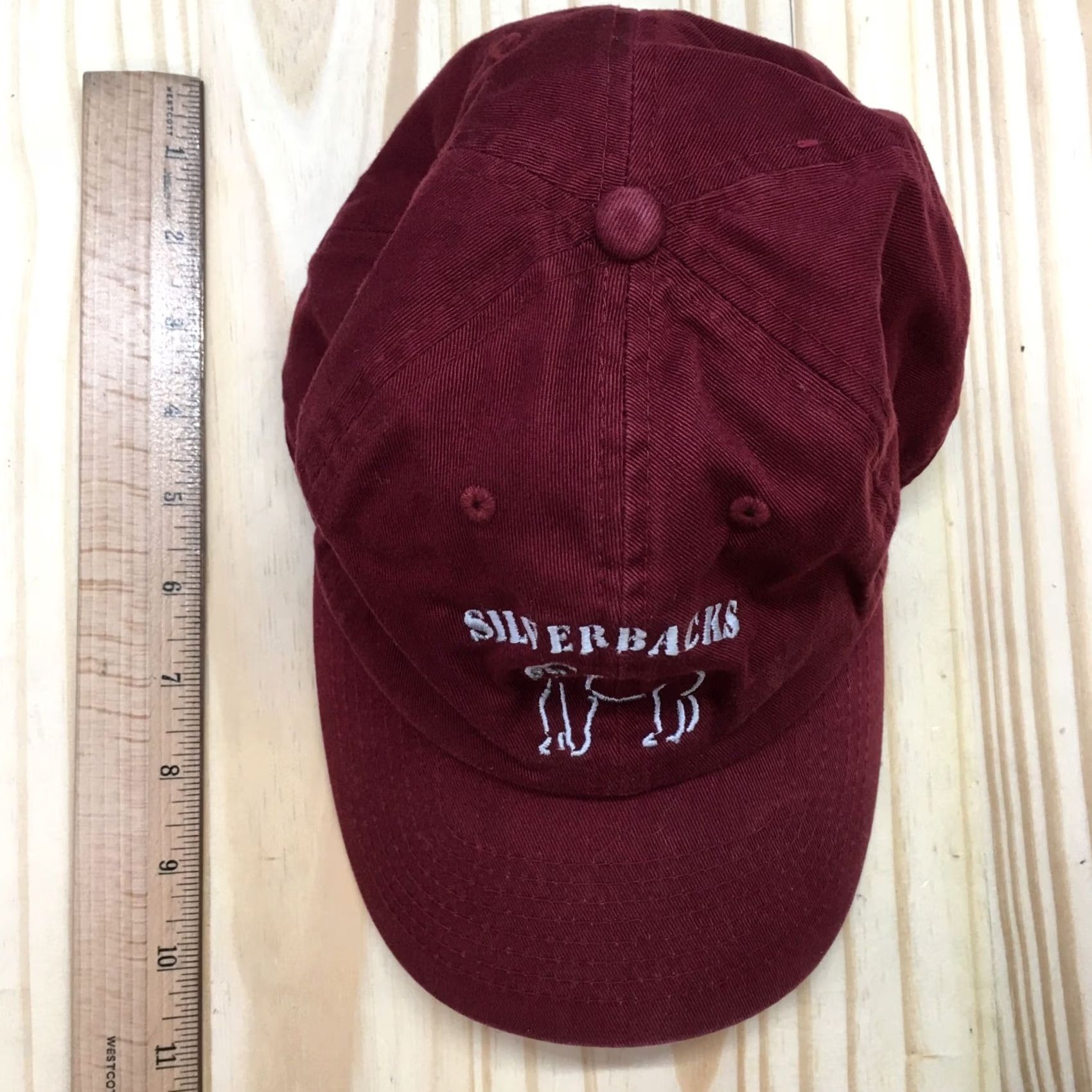 Vintage KB ETHOS Silverback Kbethos Classics Baseball Cap Hat Mens Red OS Adjustable Curved Brim Size ONE SIZE - 4 Thumbnail