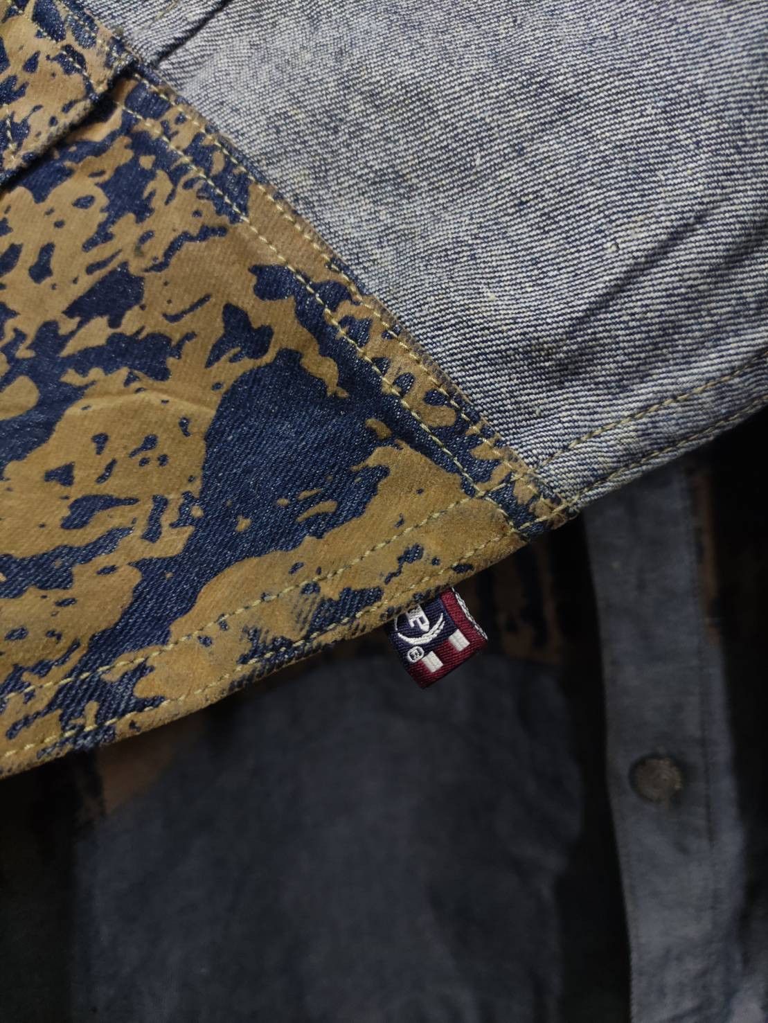 Phat Farm Vtg 00's Phat Farm Jeans Velvet Pattern Denim Jacket Size US XXL / EU 58 / 5 - 13 Thumbnail
