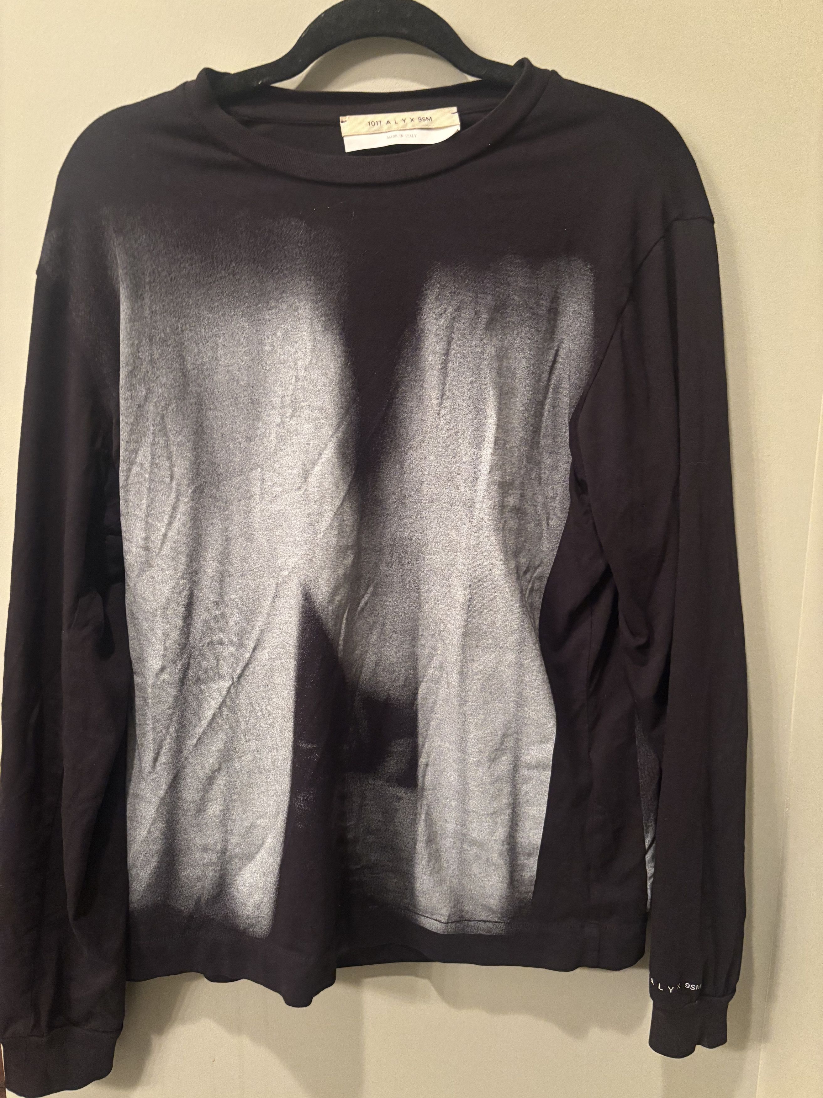 1017 ALYX 9SM Black Graffiti Long Sleeve T-Shirt Size US S / EU 44-46 / 1 - 2 Thumbnail