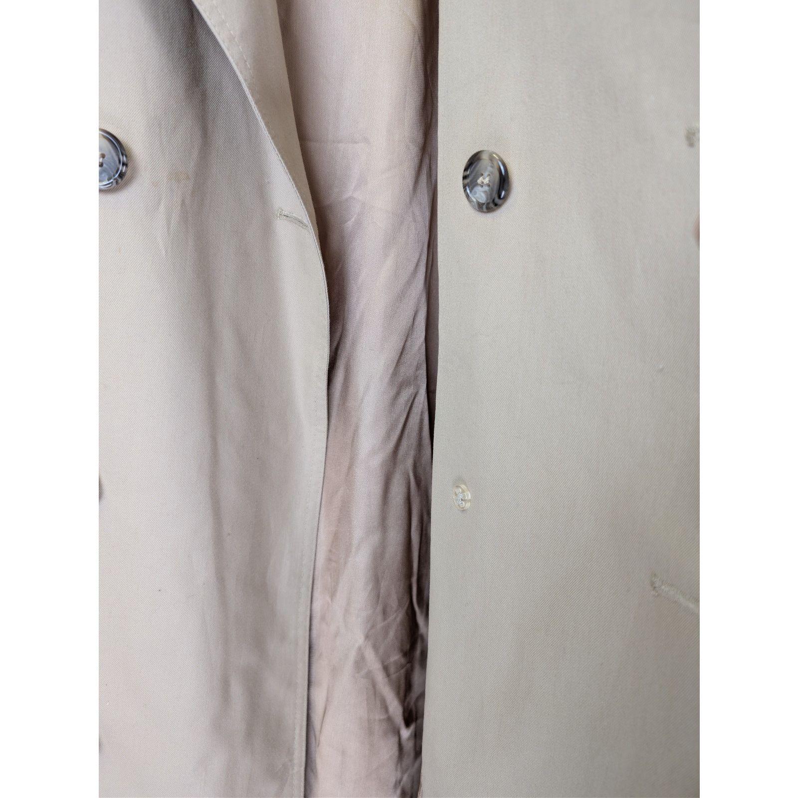 Dior o1rshd1 CC20 Long Trench Coat in Beige Size US L / EU 52-54 / 3 - 8 Thumbnail
