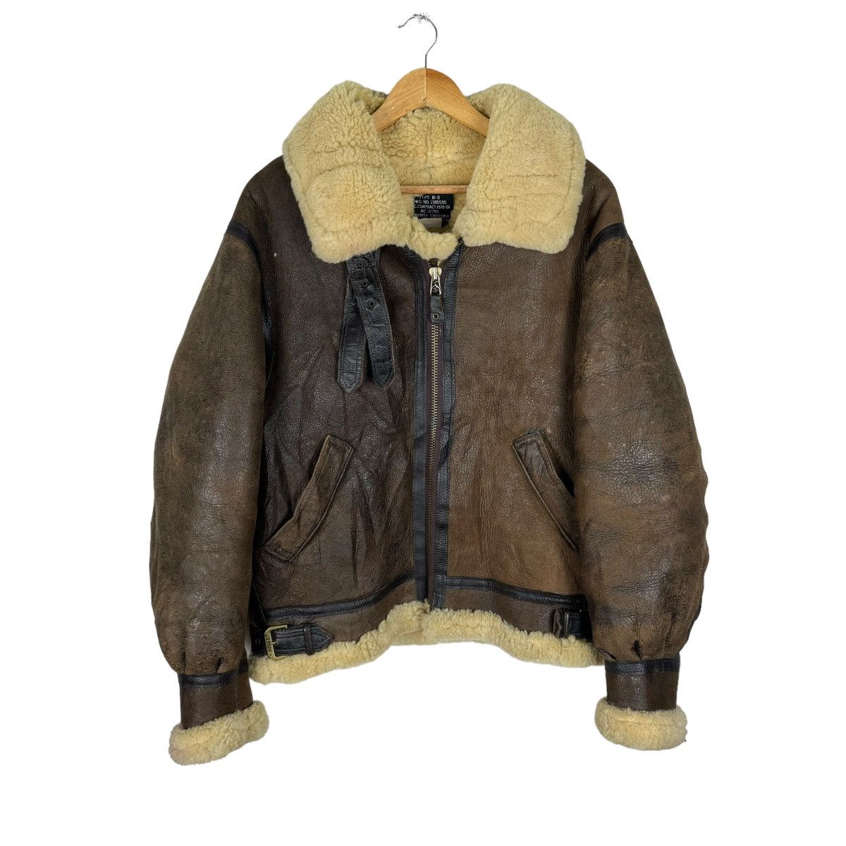 Avirex ☀️80s AVIREX LIMITED SHEEPSKIN B3 LEATHER JACKET Size US M / EU 48-50 / 2 - 1 Thumbnail