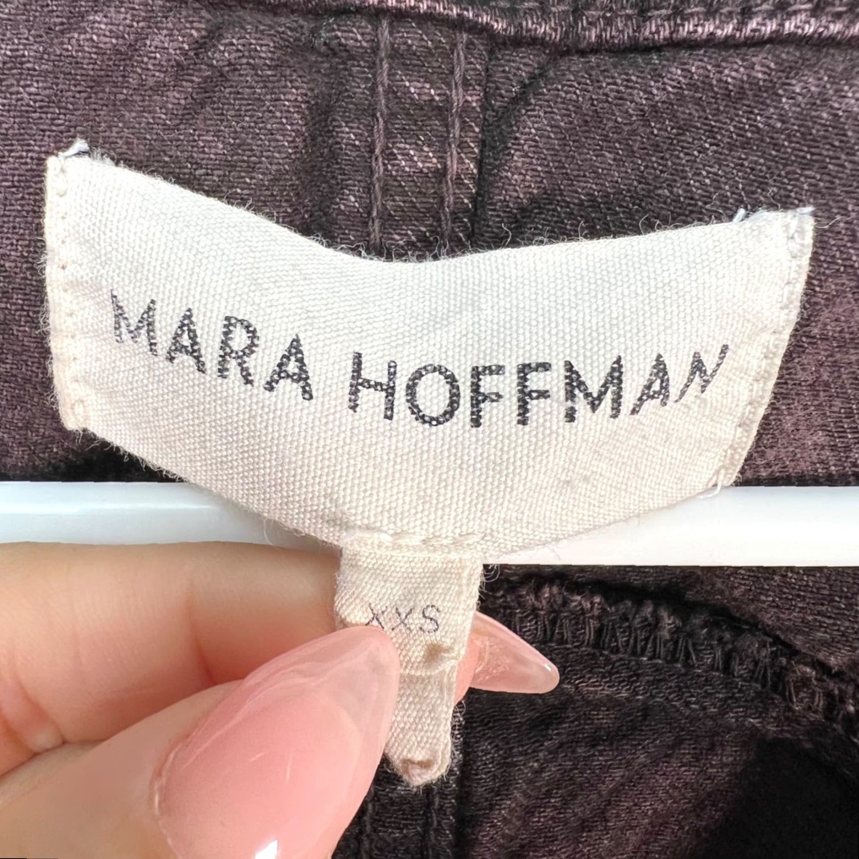 Mara Hoffman Mara Hoffman Womens One-Piece Jumpsuit - XXS Organic Cotton Tie-Dye Casual Summer Brown/Black - 2XS Size 24" / US 00 / IT 34 - 3 Thumbnail