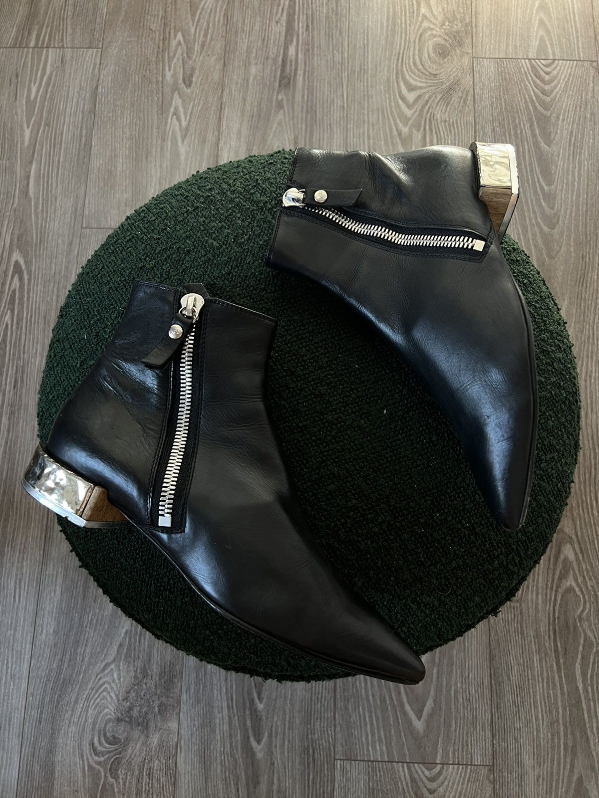 AGL × Designer ‼️Designer AGL Vero Cuoio Made in Italy NWT Pointed Toe Boots Size US 7 / IT 37 - 4 Thumbnail