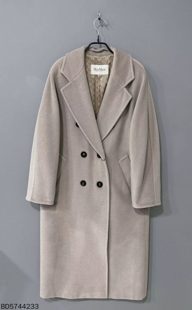 Max Mara Max Mara 101801 double-breasted coat Size L / US 10 / IT 46 - 1 Thumbnail